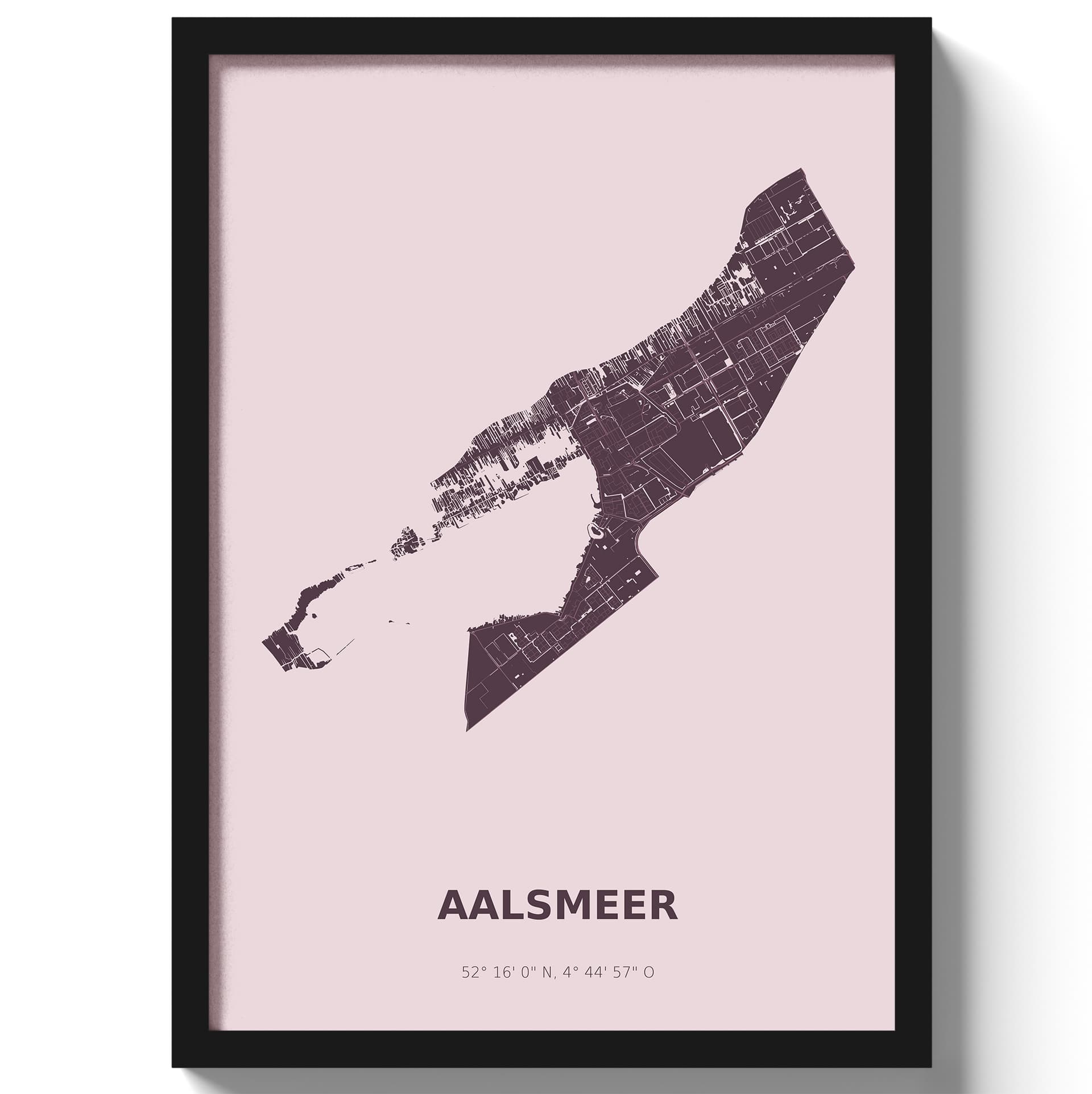 Poster Aalsmeer - Paars