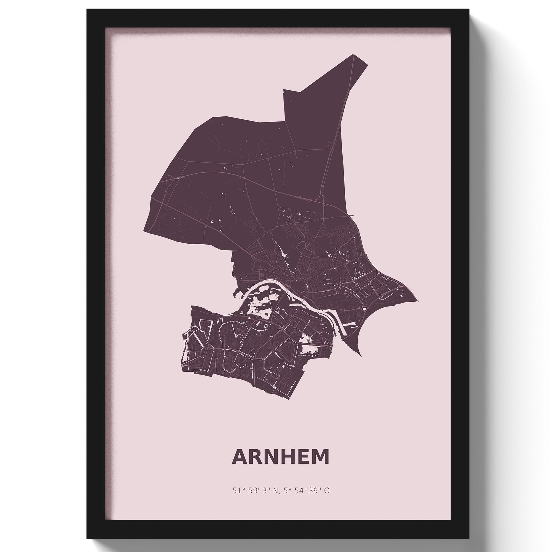 Poster Arnhem - Paars