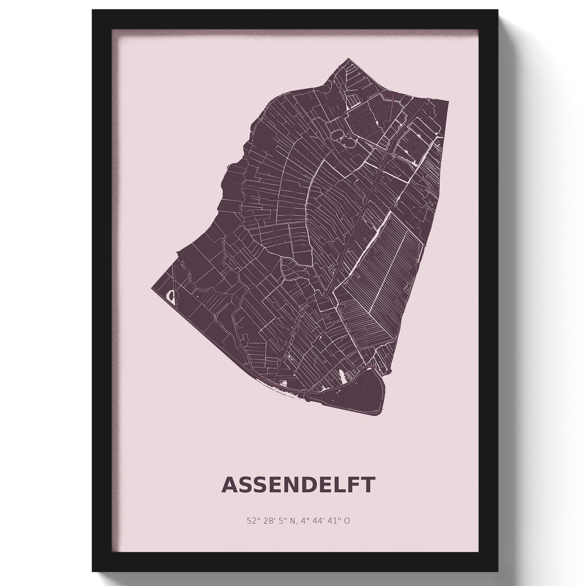 Poster Assendelft - Paars