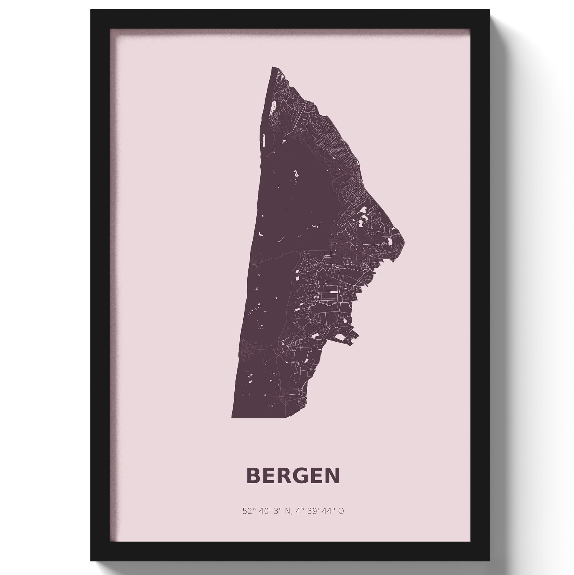 Poster Bergen - Paars