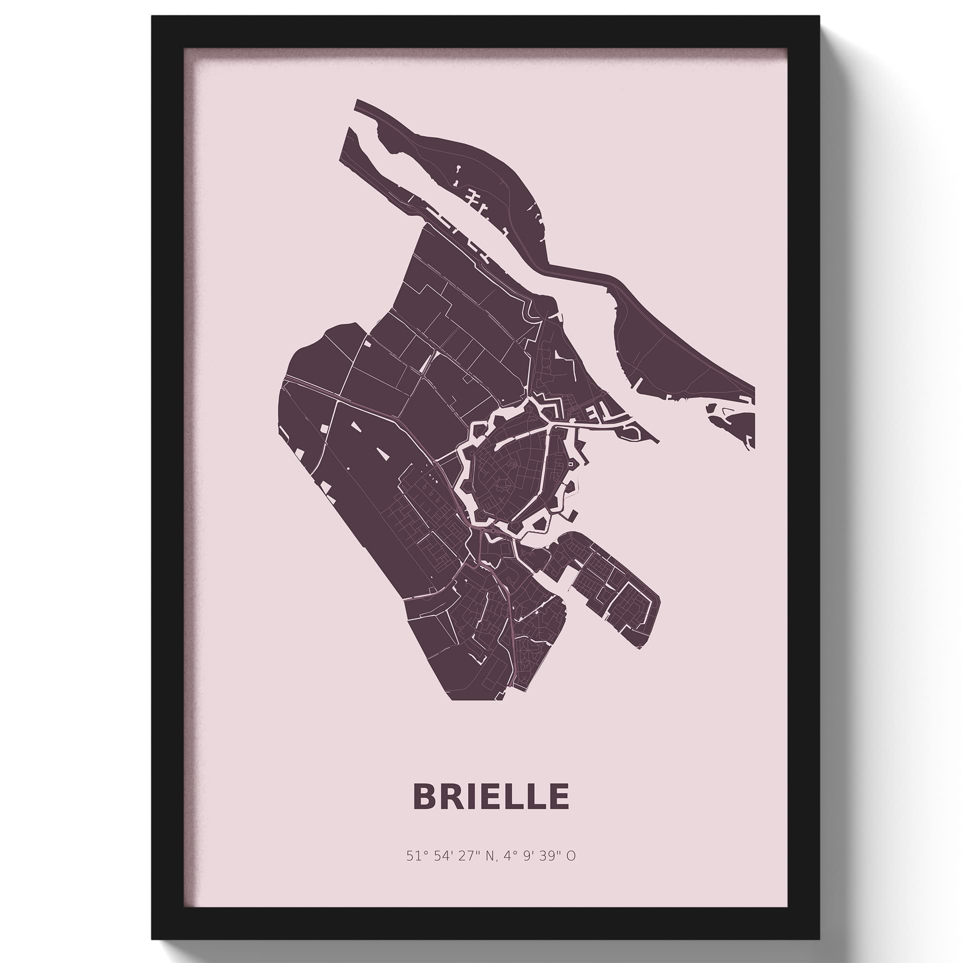 Poster Brielle - Paars