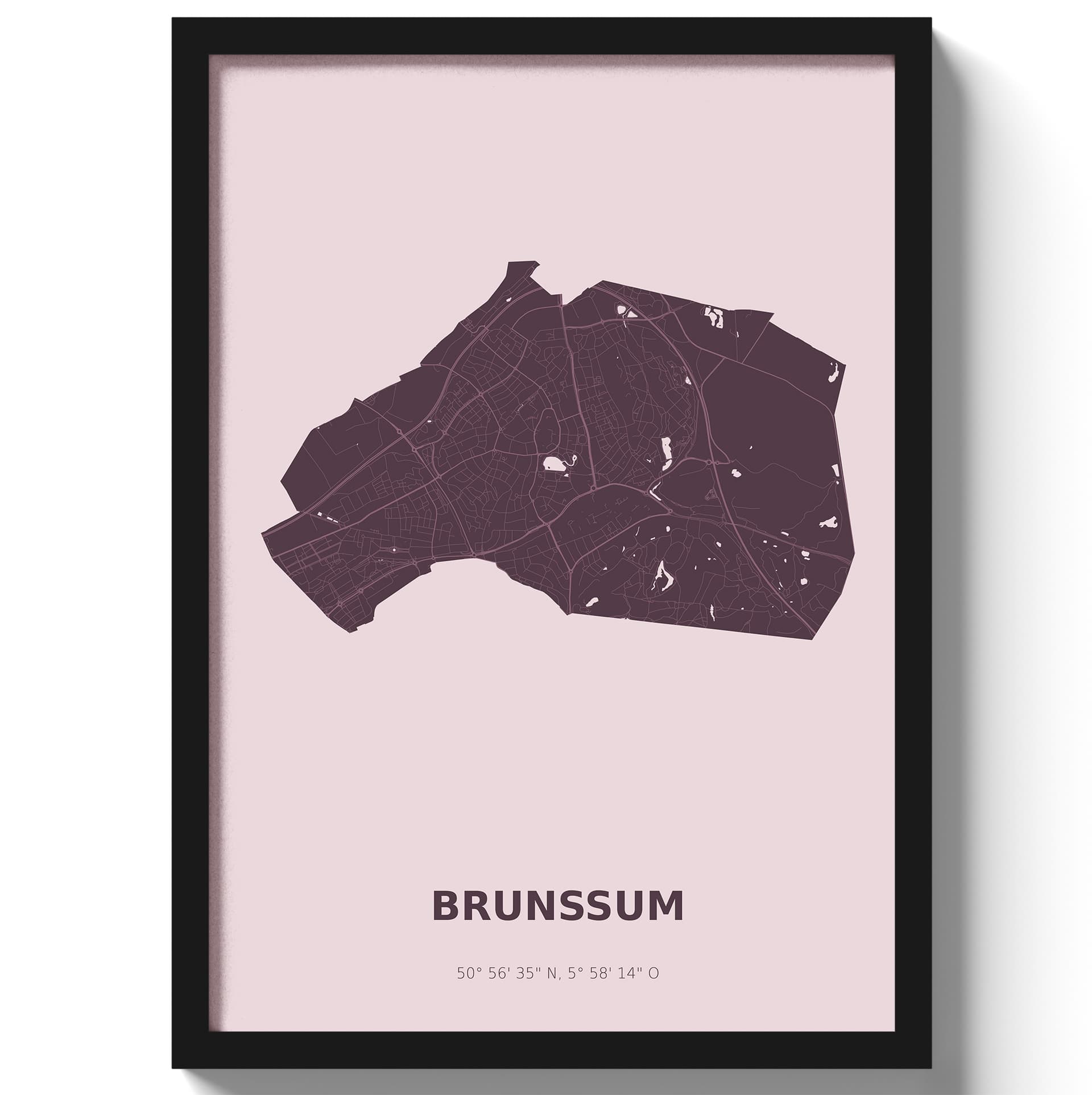 Poster Brunssum - Paars