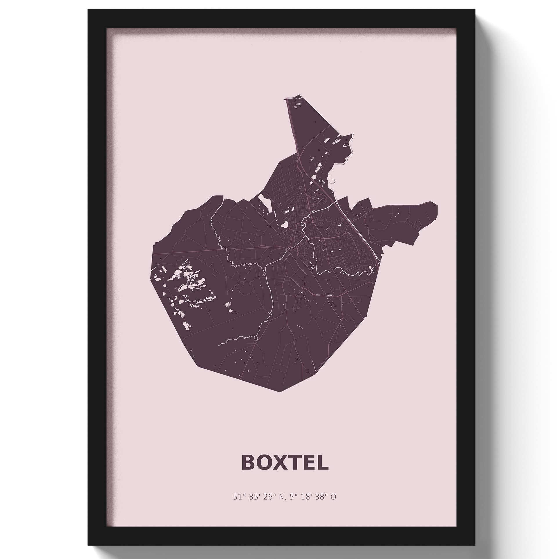 Poster Boxtel - Paars
