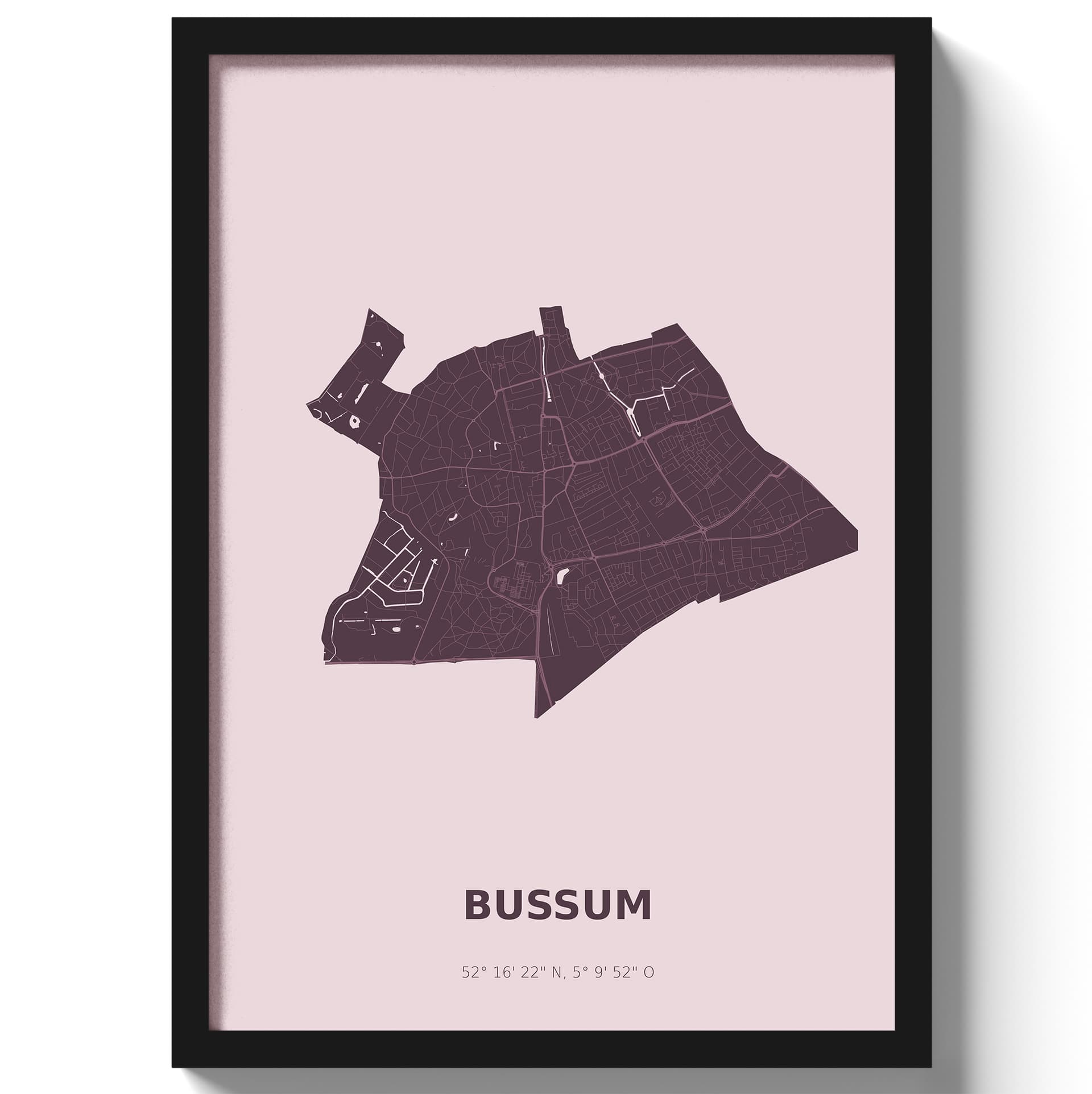 Poster Bussum - Paars
