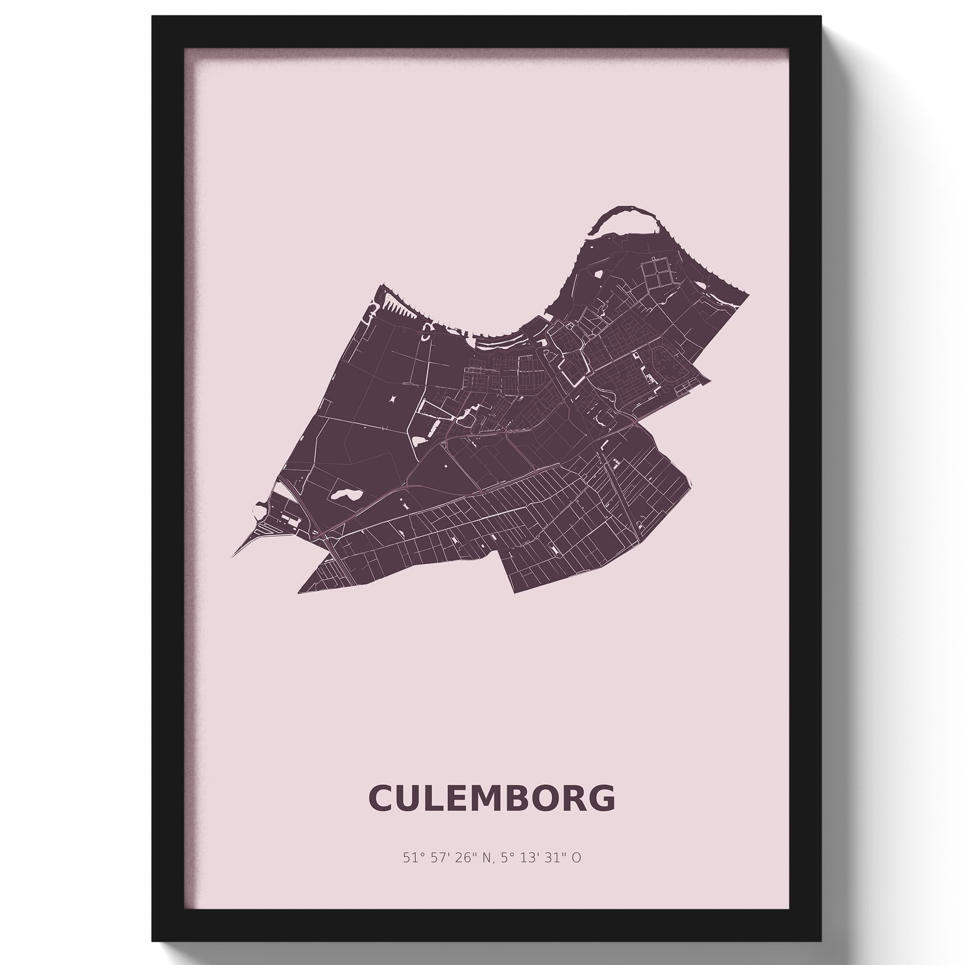 Poster Culemborg - Paars