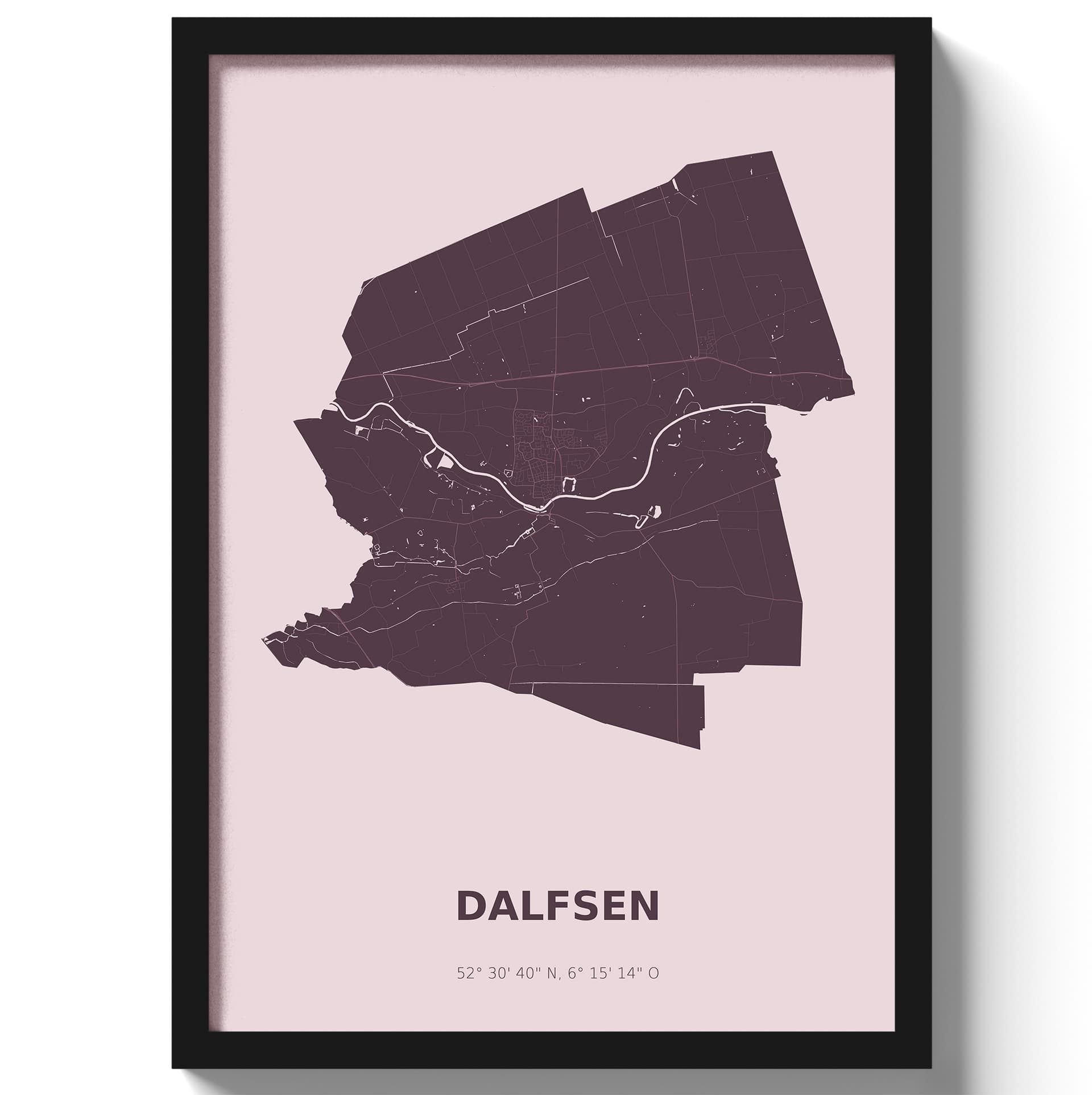 Poster Dalfsen - Paars