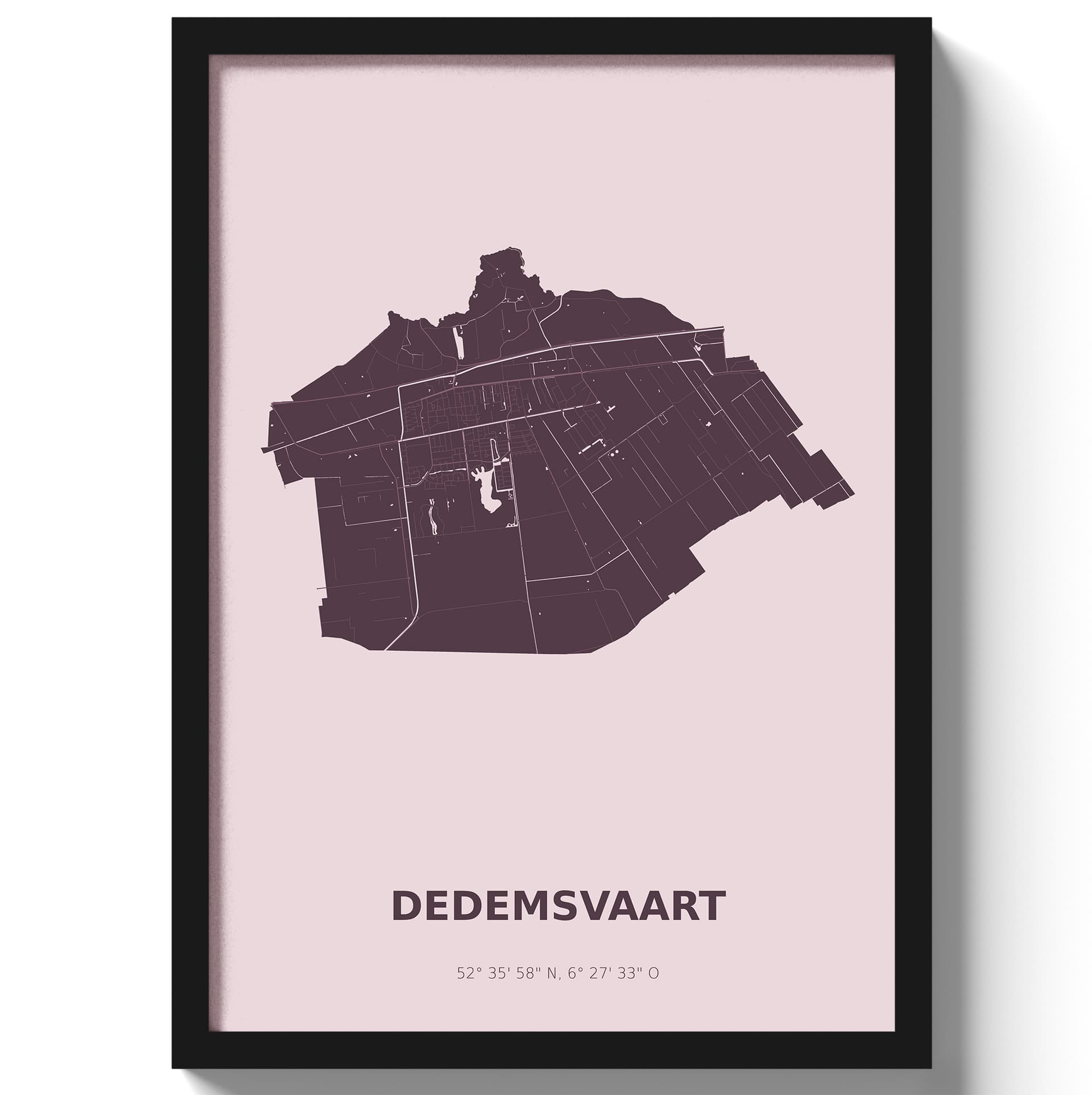 Poster Dedemsvaart - Paars