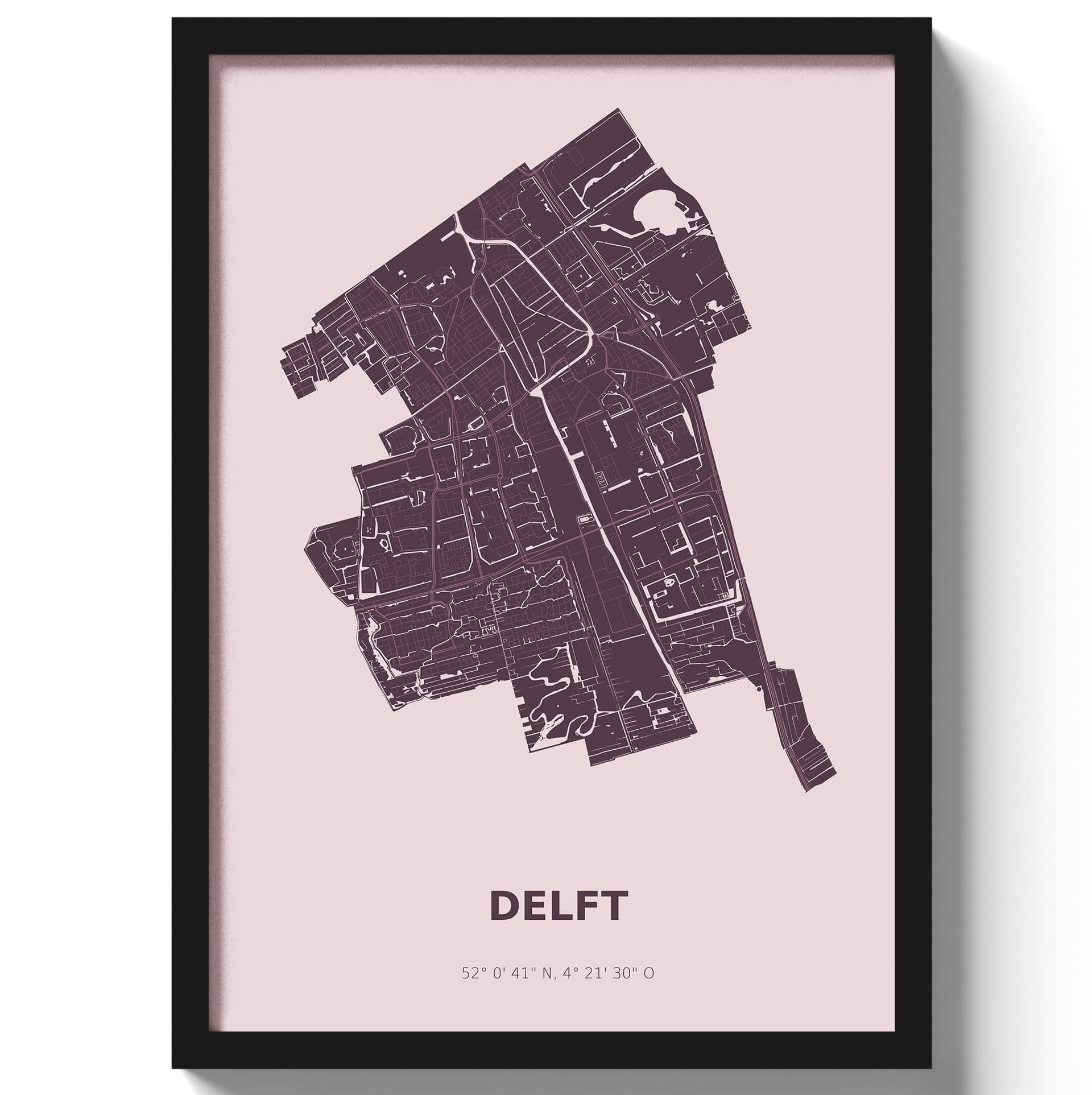 Poster Delft - Paars