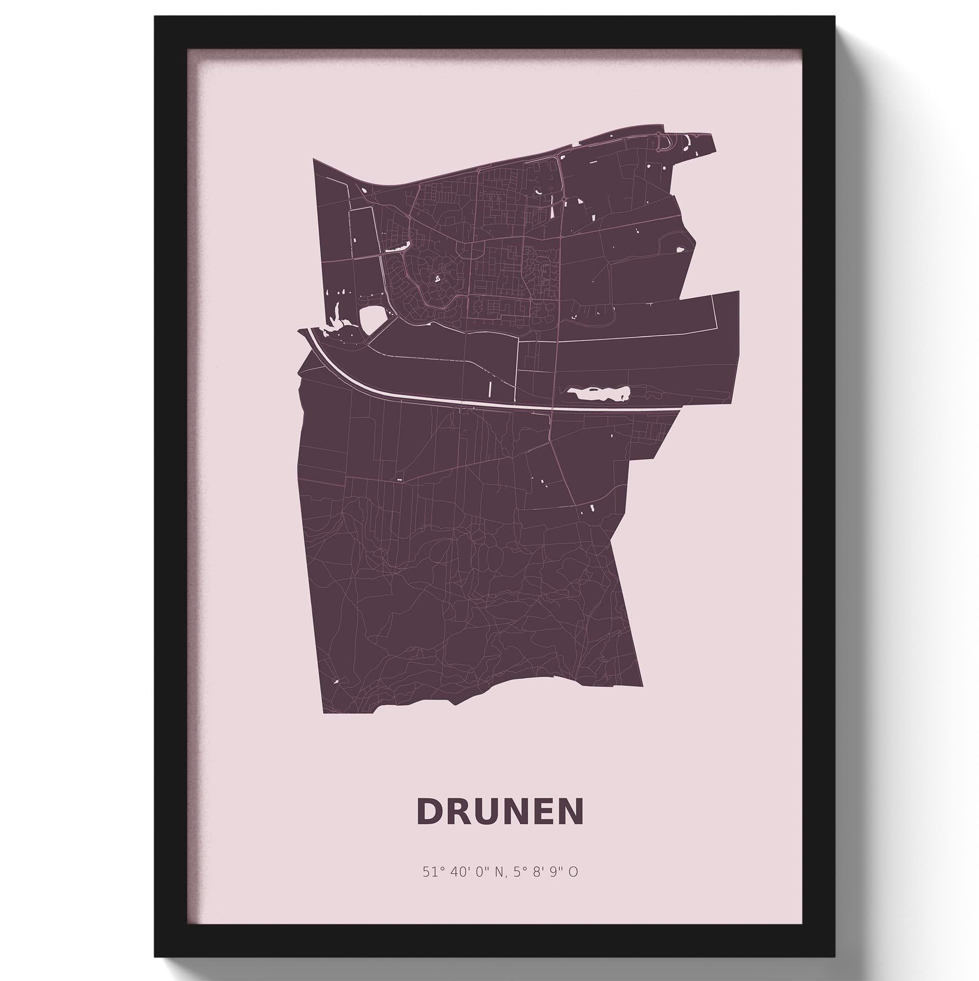 Poster Deurne - Paars