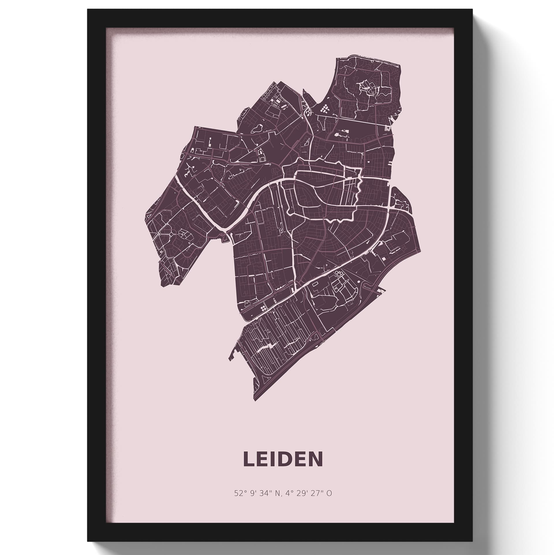 Poster Leiden - Paars