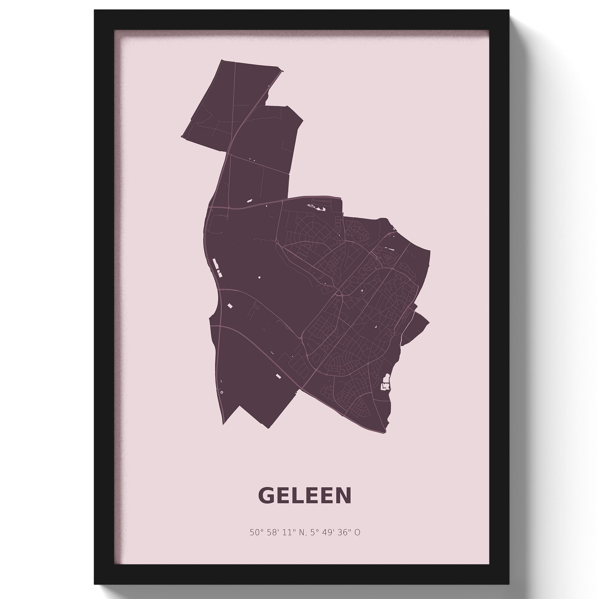 Poster Geleen - Paars