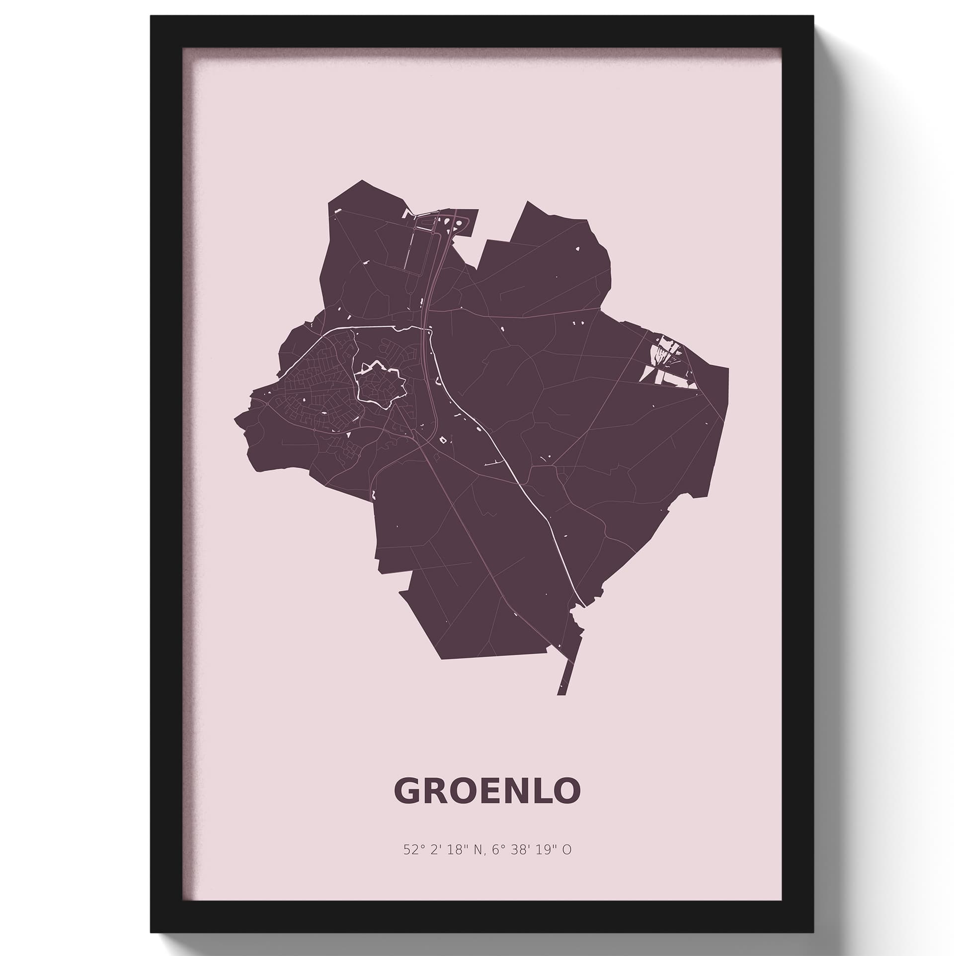 Poster Groenlo - Paars