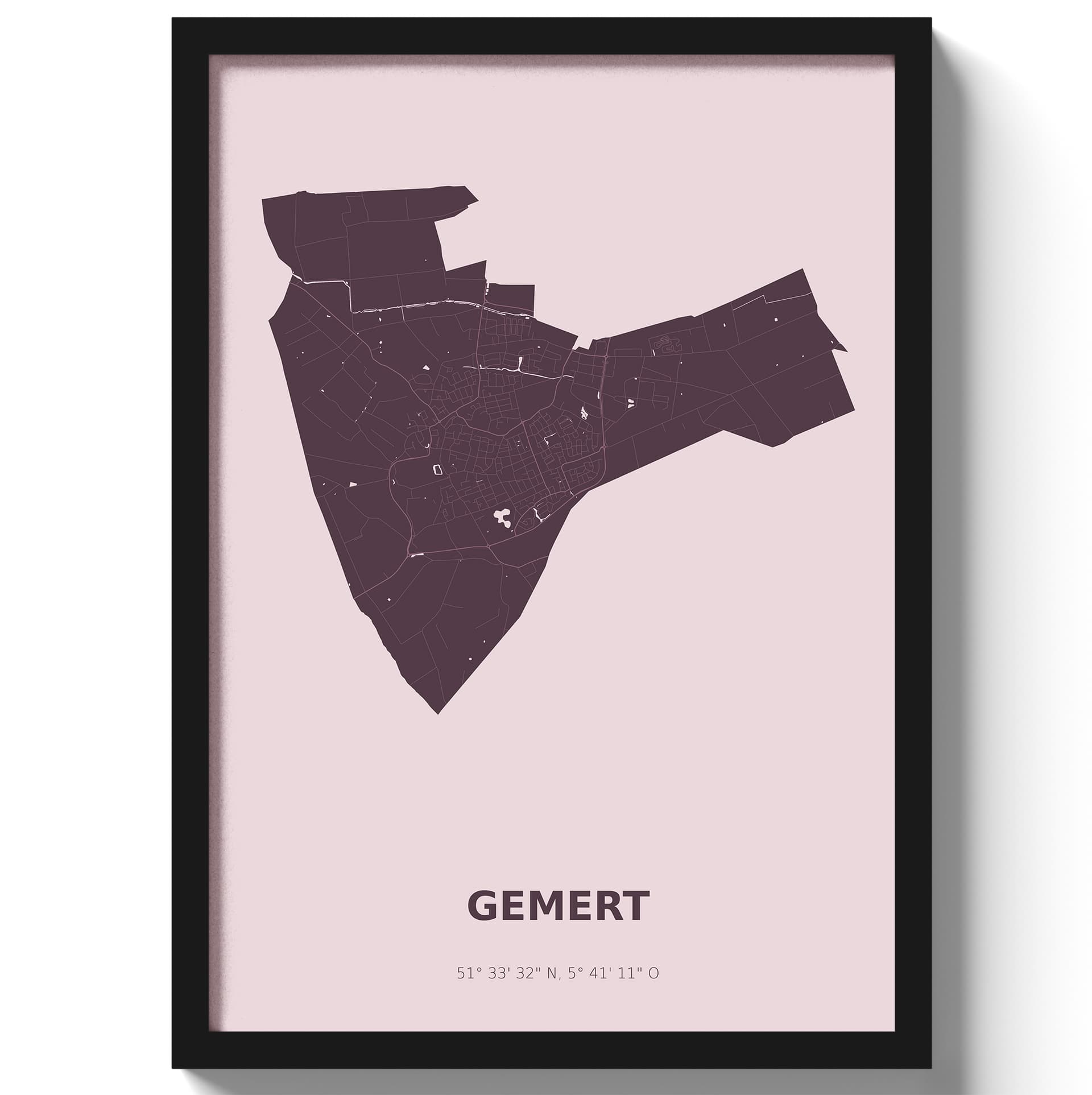 Poster Gemert - Paars