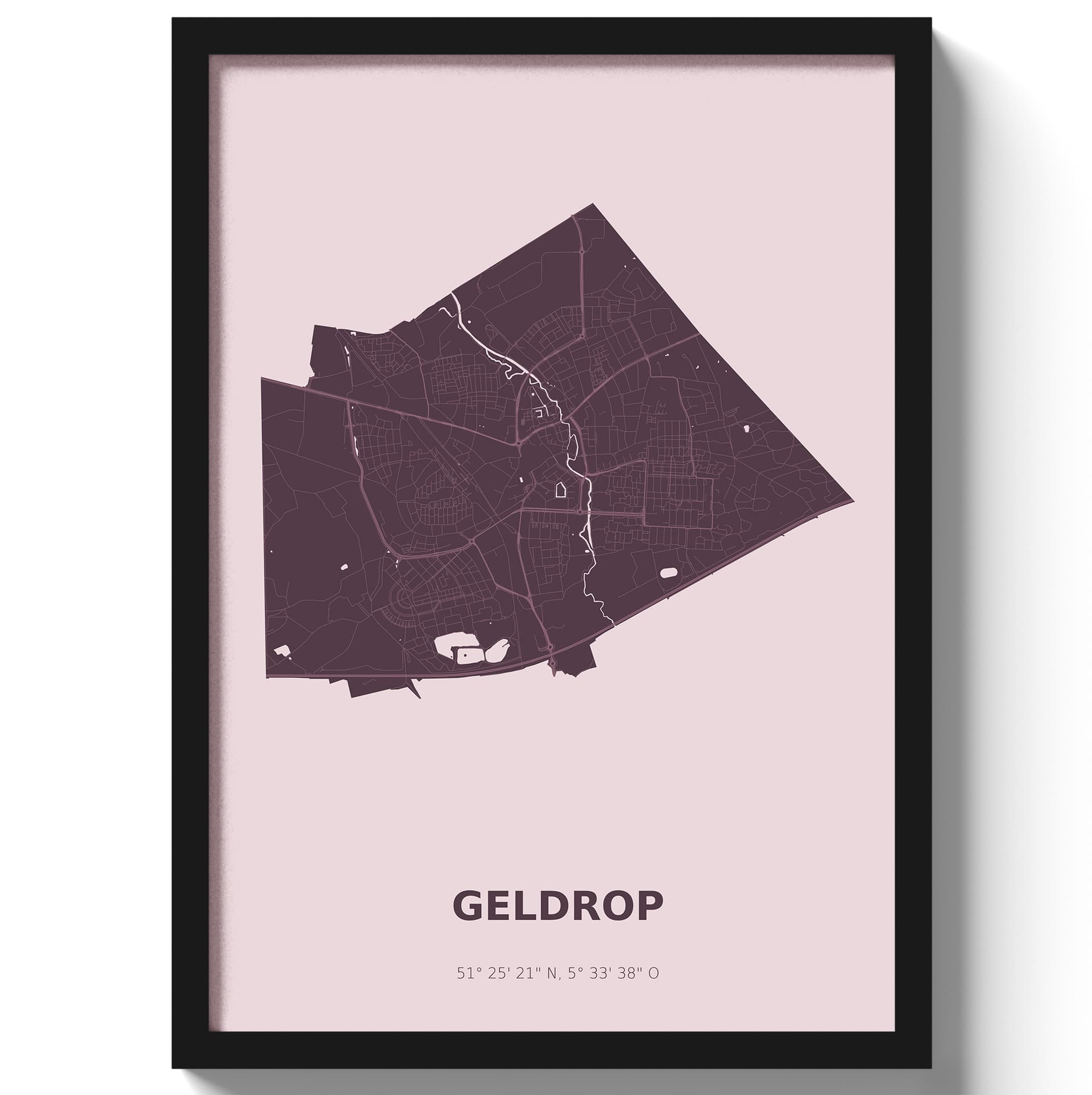 Poster Geldrop - Paars