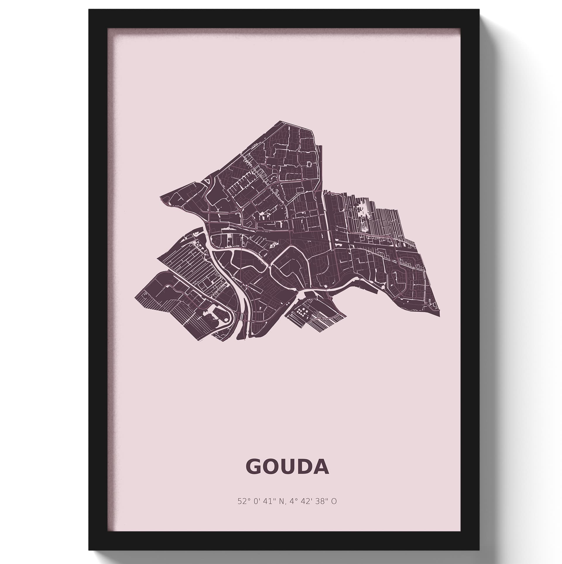 Poster Gouda - Paars