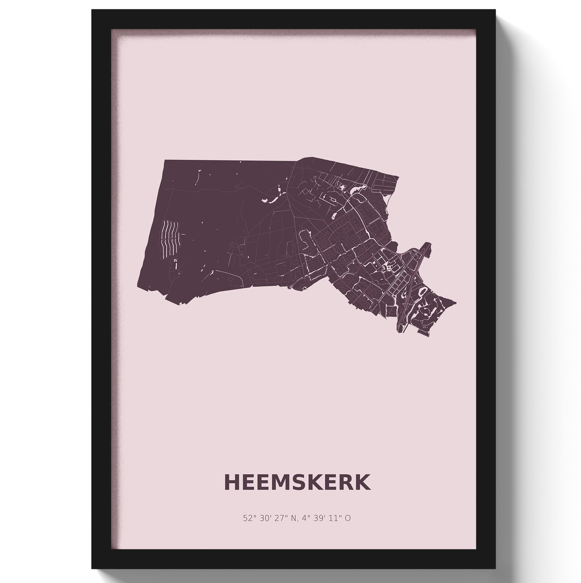 Poster Heemskerk - Paars