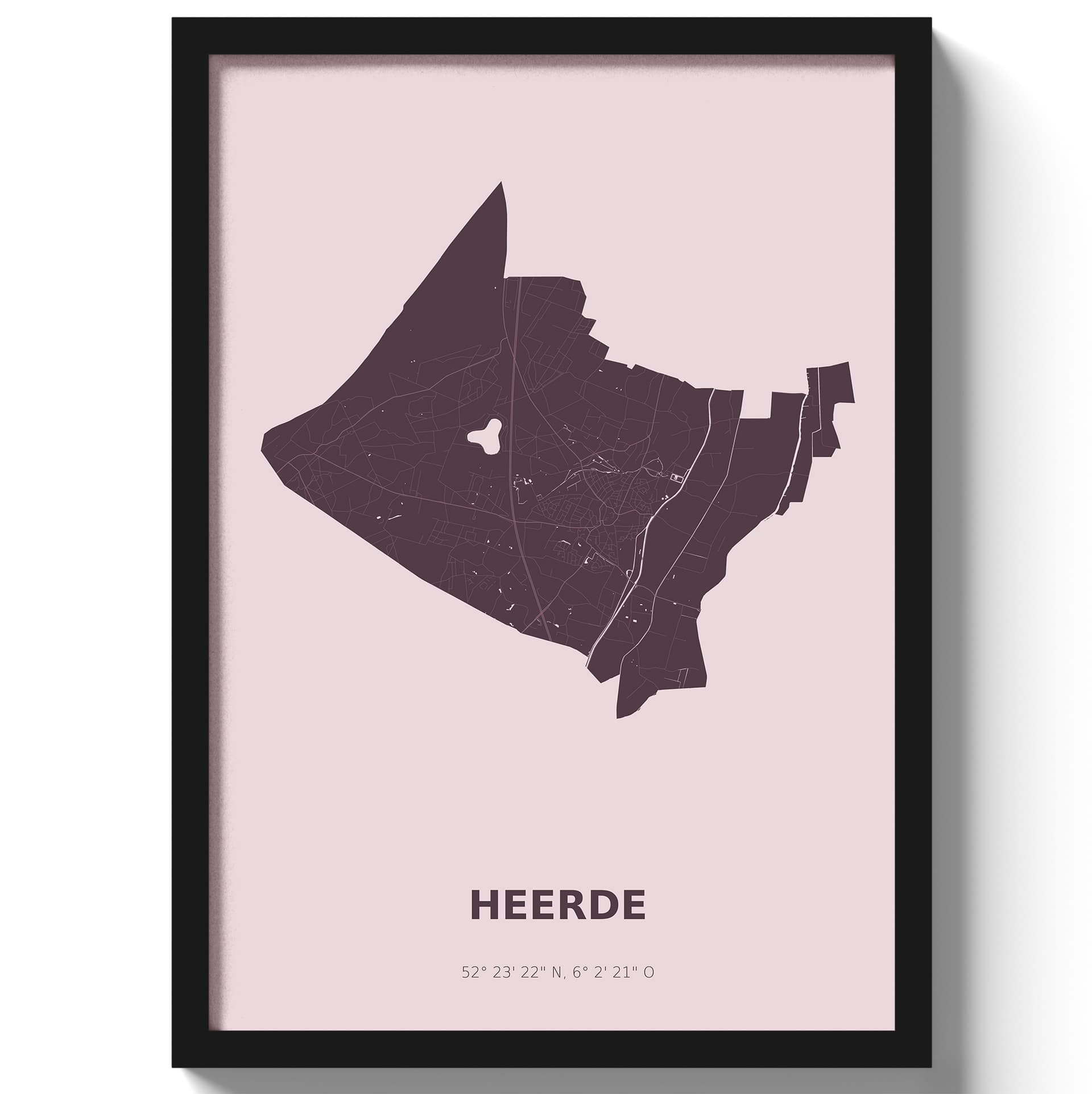 Poster Heerde - Paars