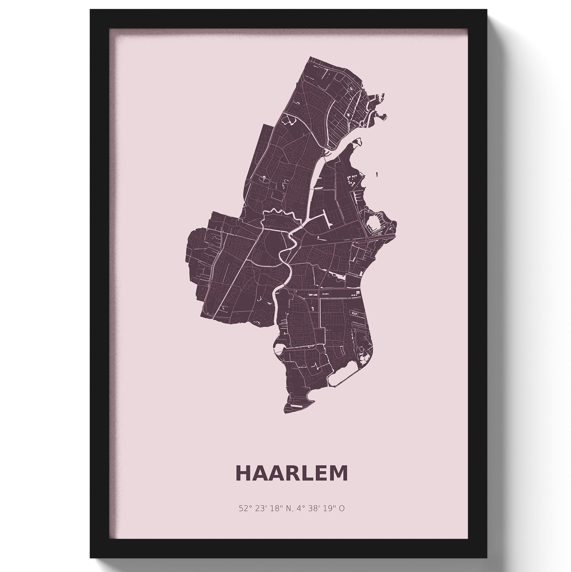 Poster Haarlem - Paars