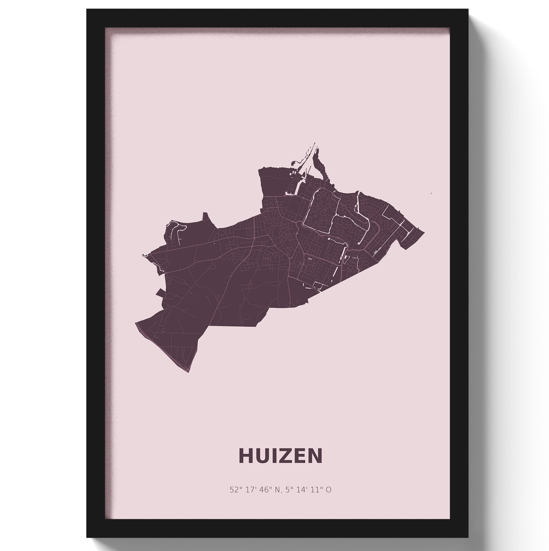 Poster Huissen - Paars