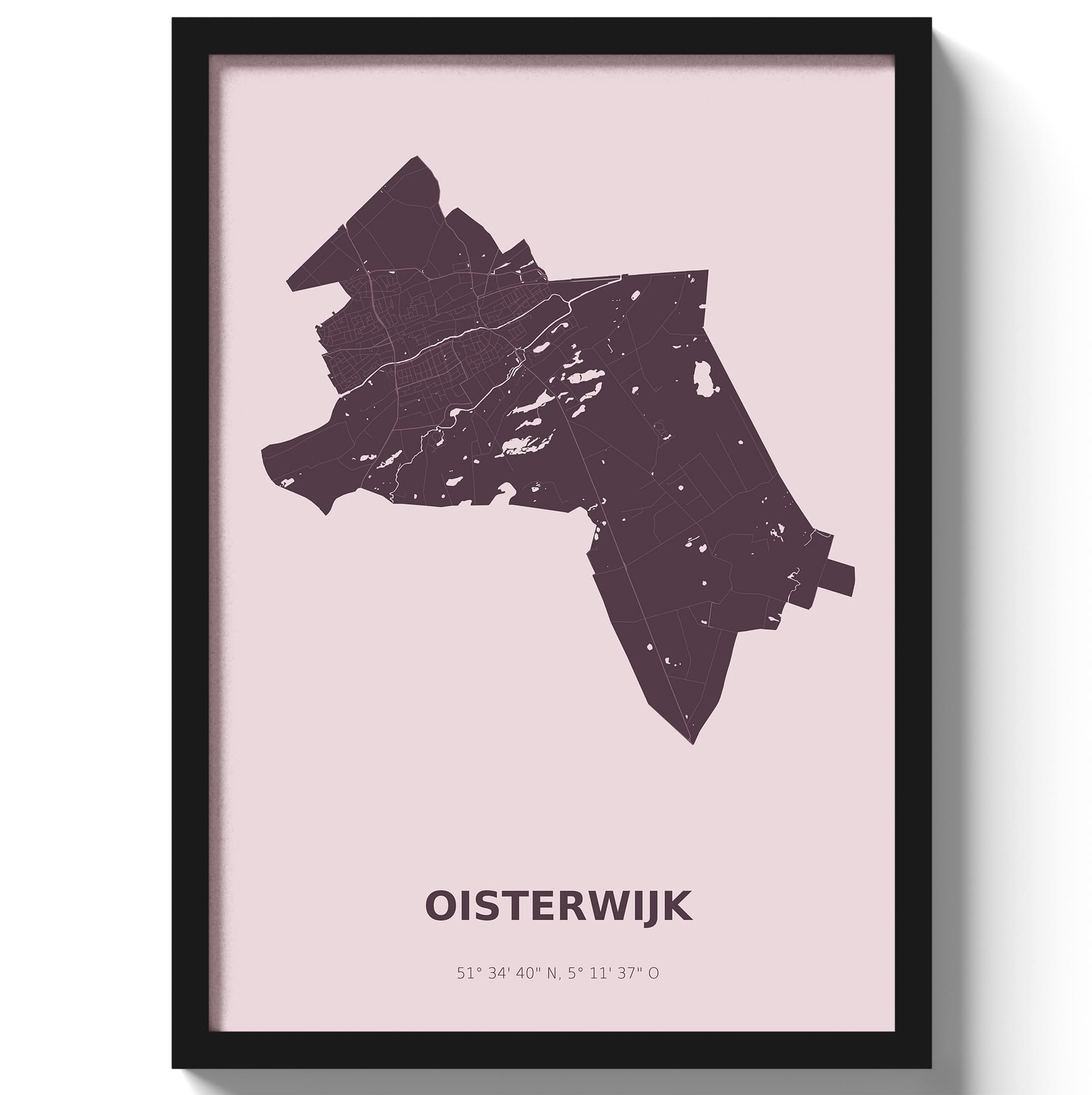 Poster Oisterwijk - Paars