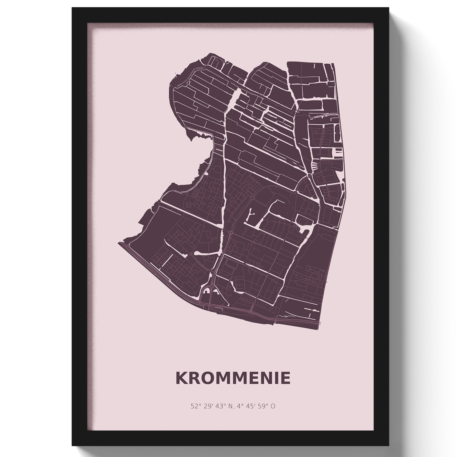 Poster Krommenie - Paars