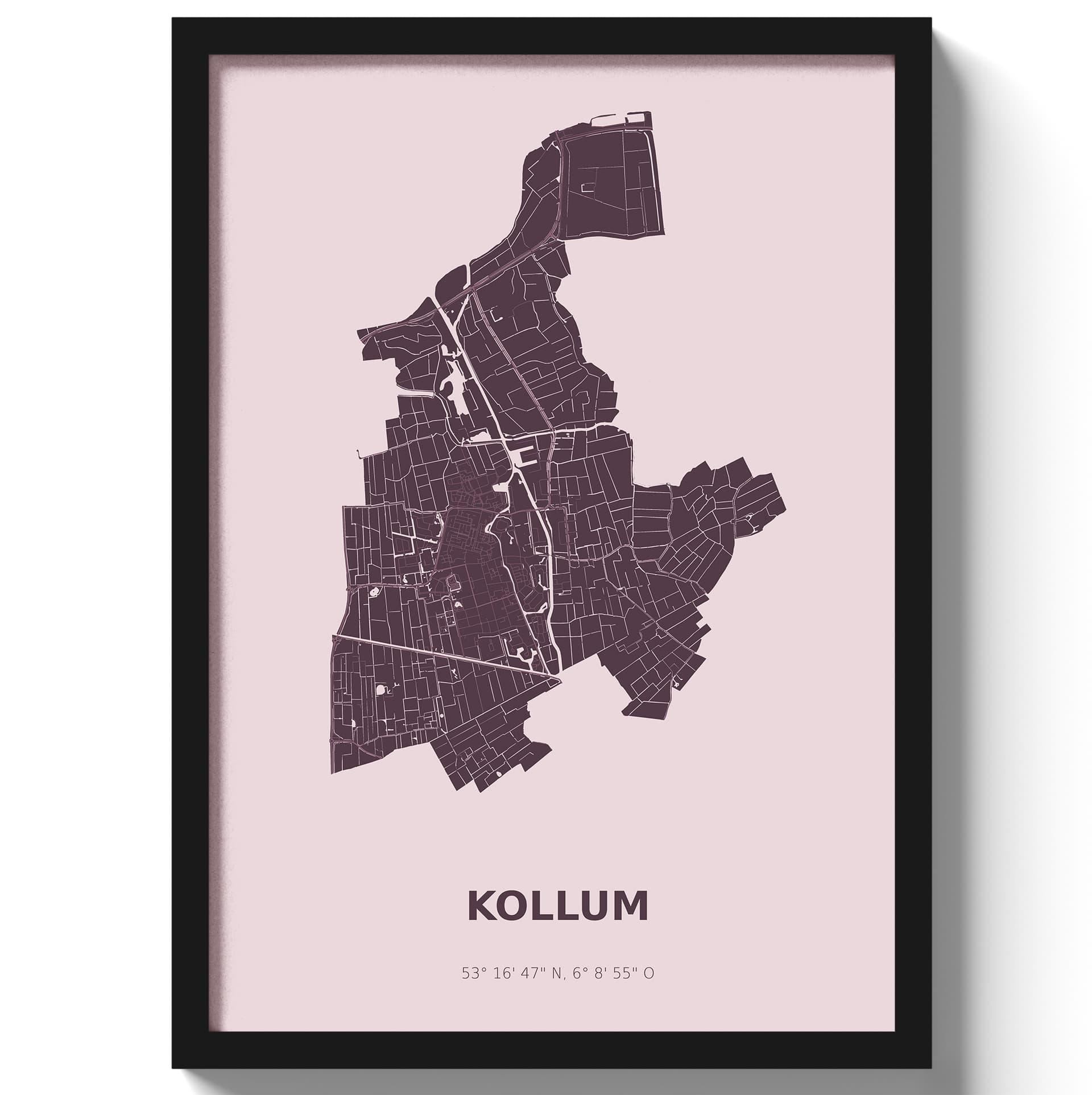 Poster Kollum - Paars