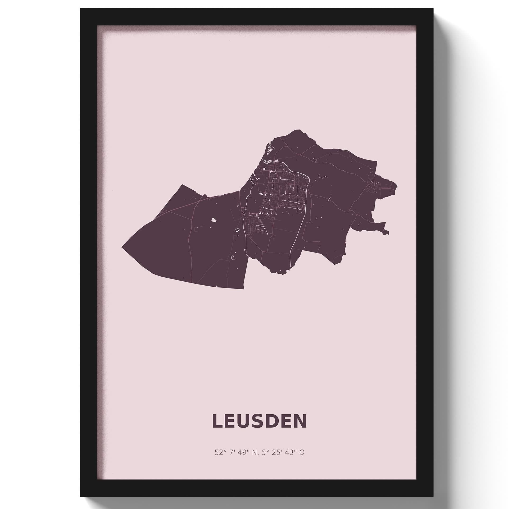 Poster Leusden - Paars