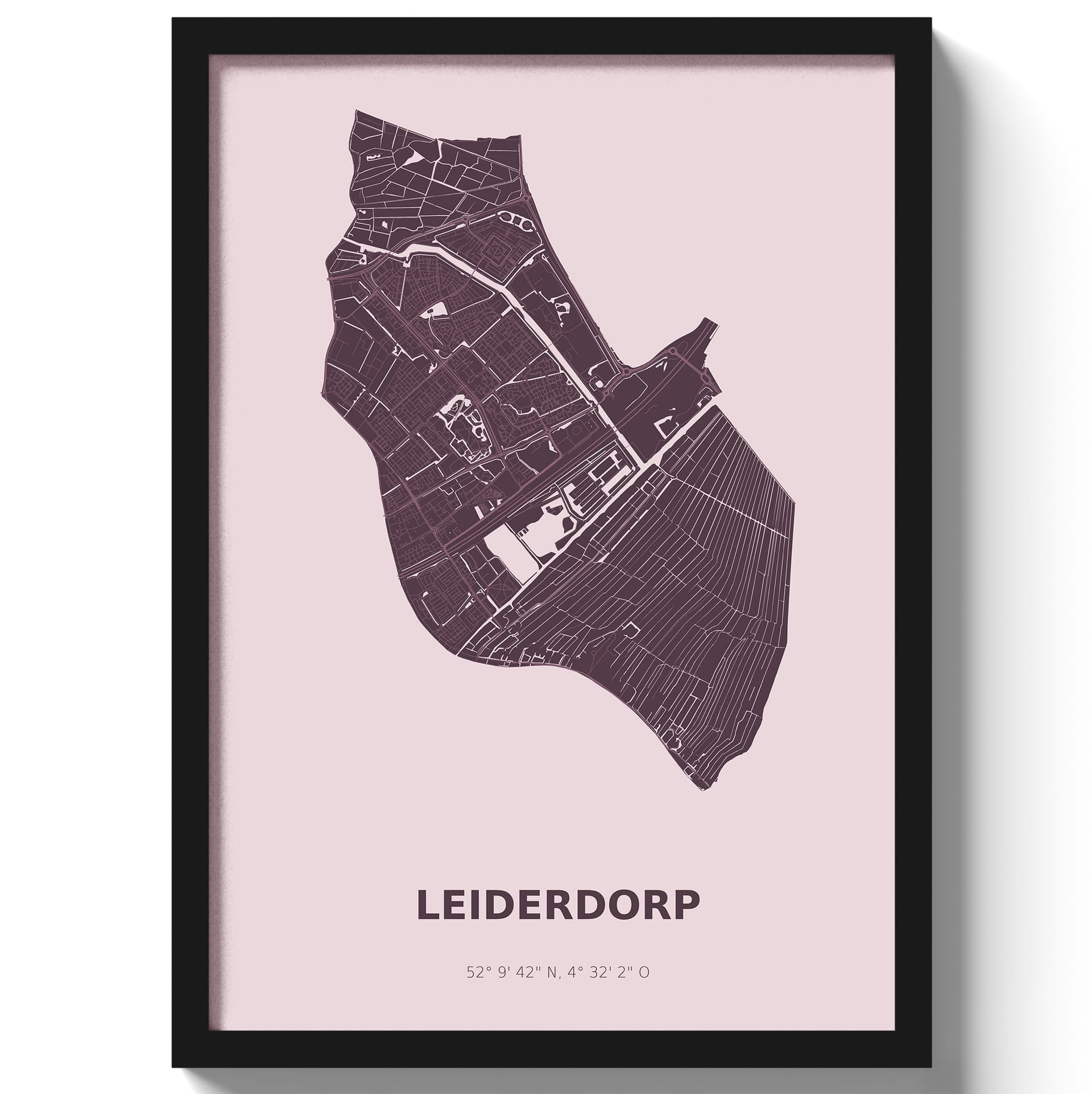 Poster Leiderdorp - Paars