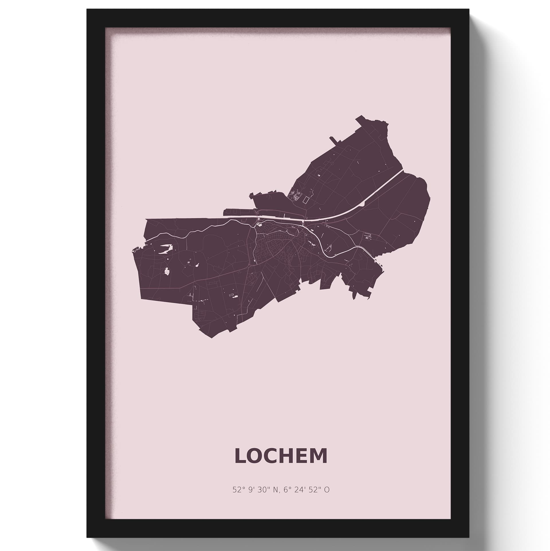 Poster Lochem - Paars