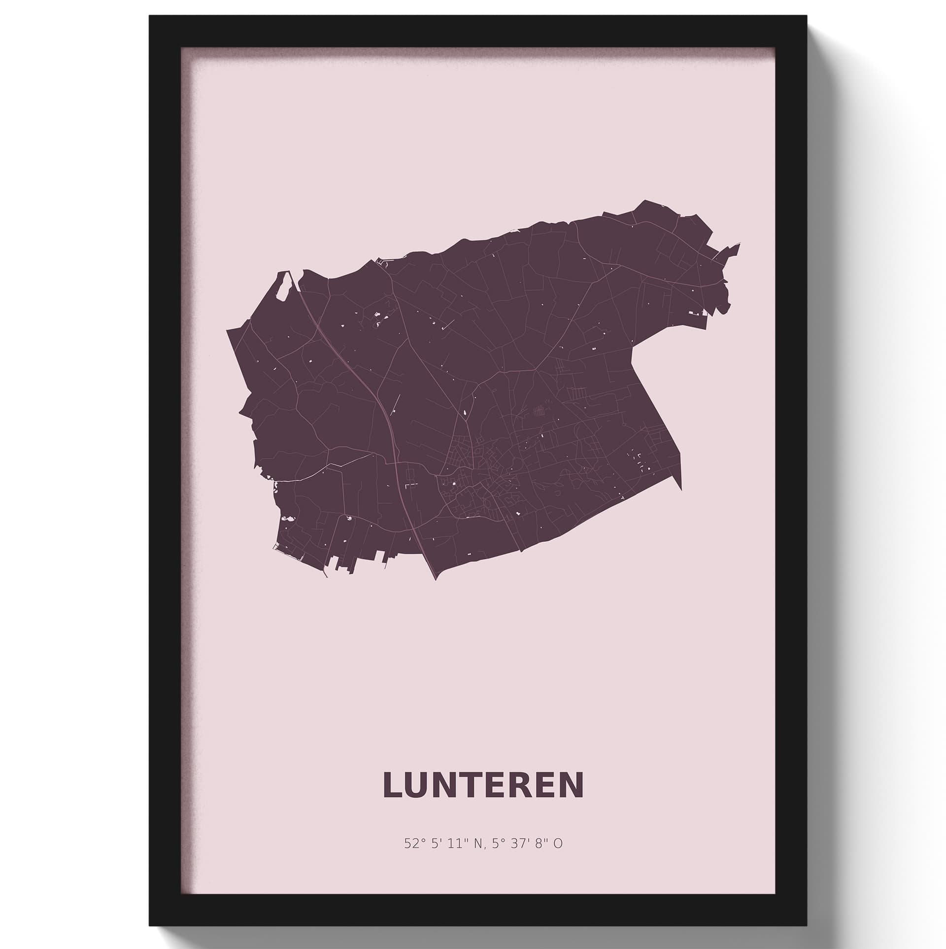 Poster Lunteren - Paars