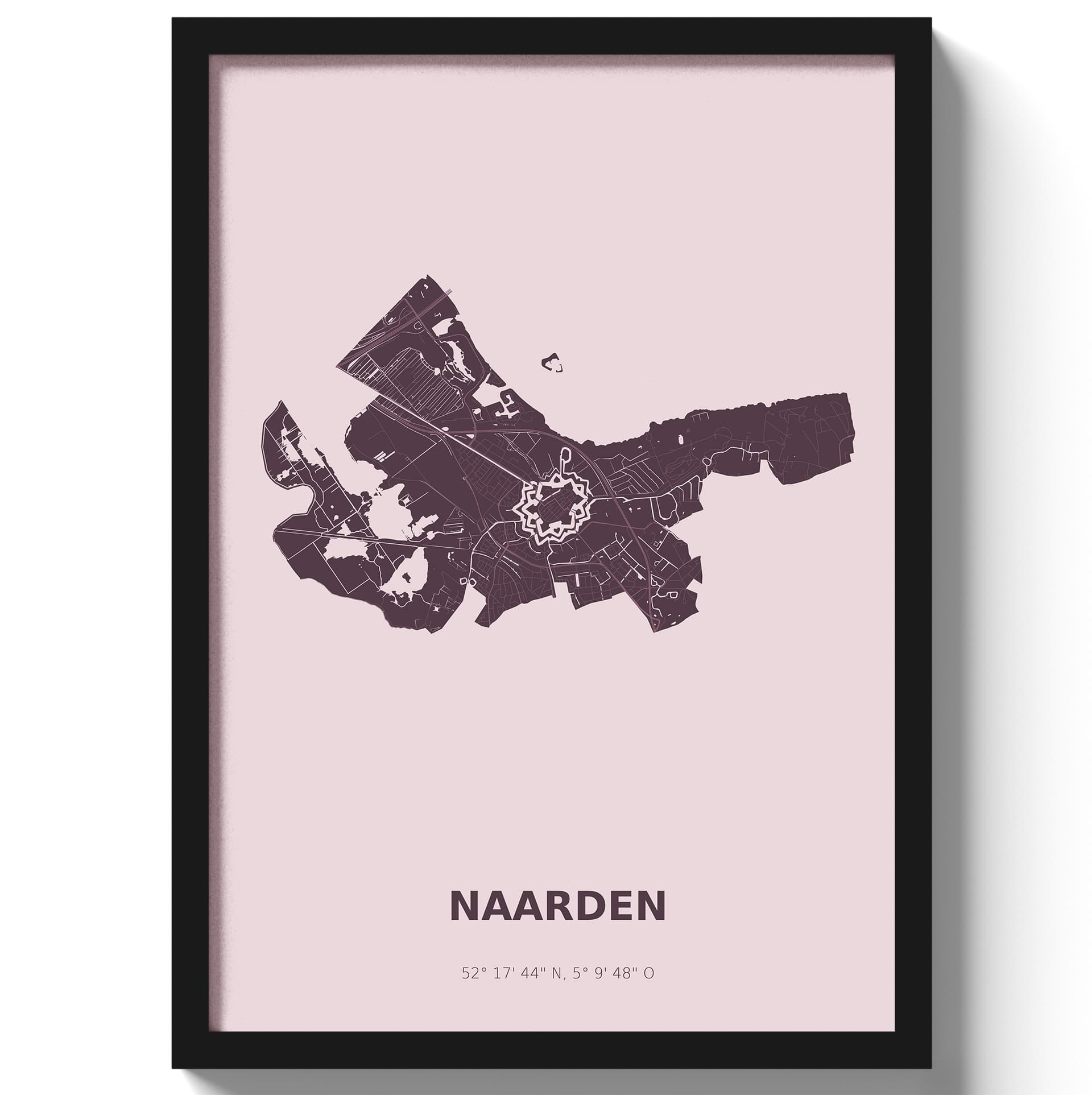 Poster Naarden - Paars