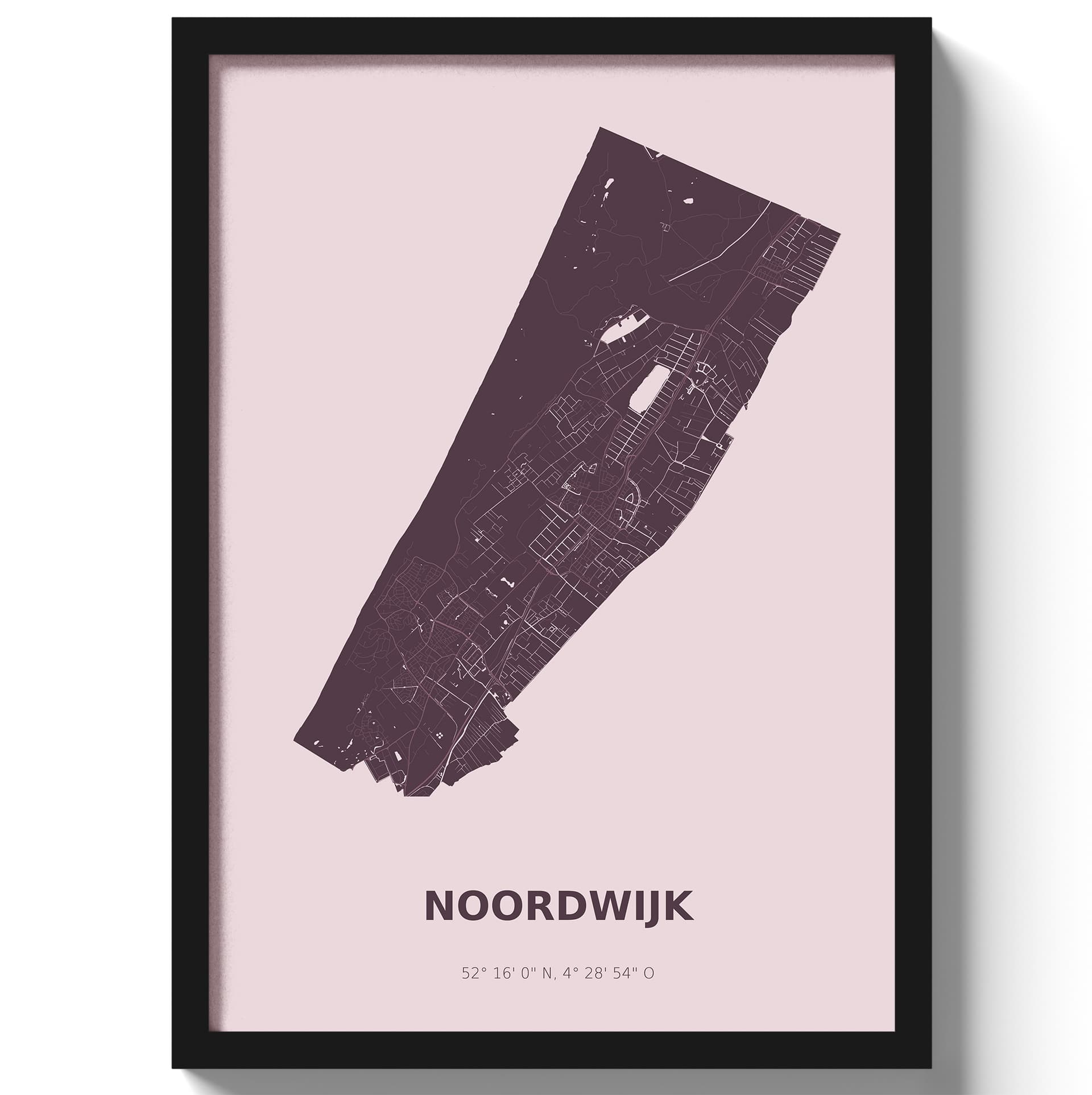 Poster Noordwijk - Paars