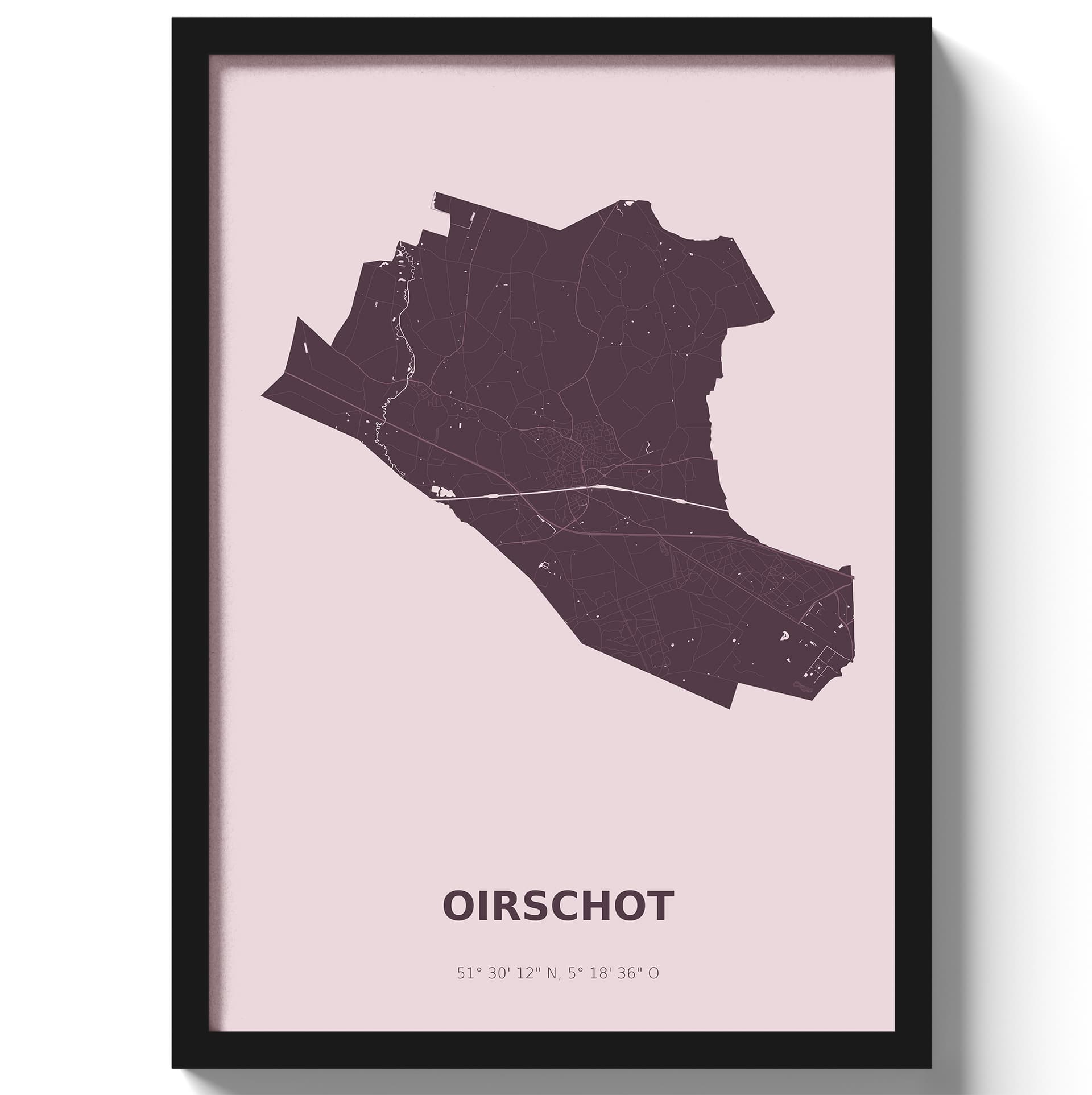 Poster Oirschot - Paars