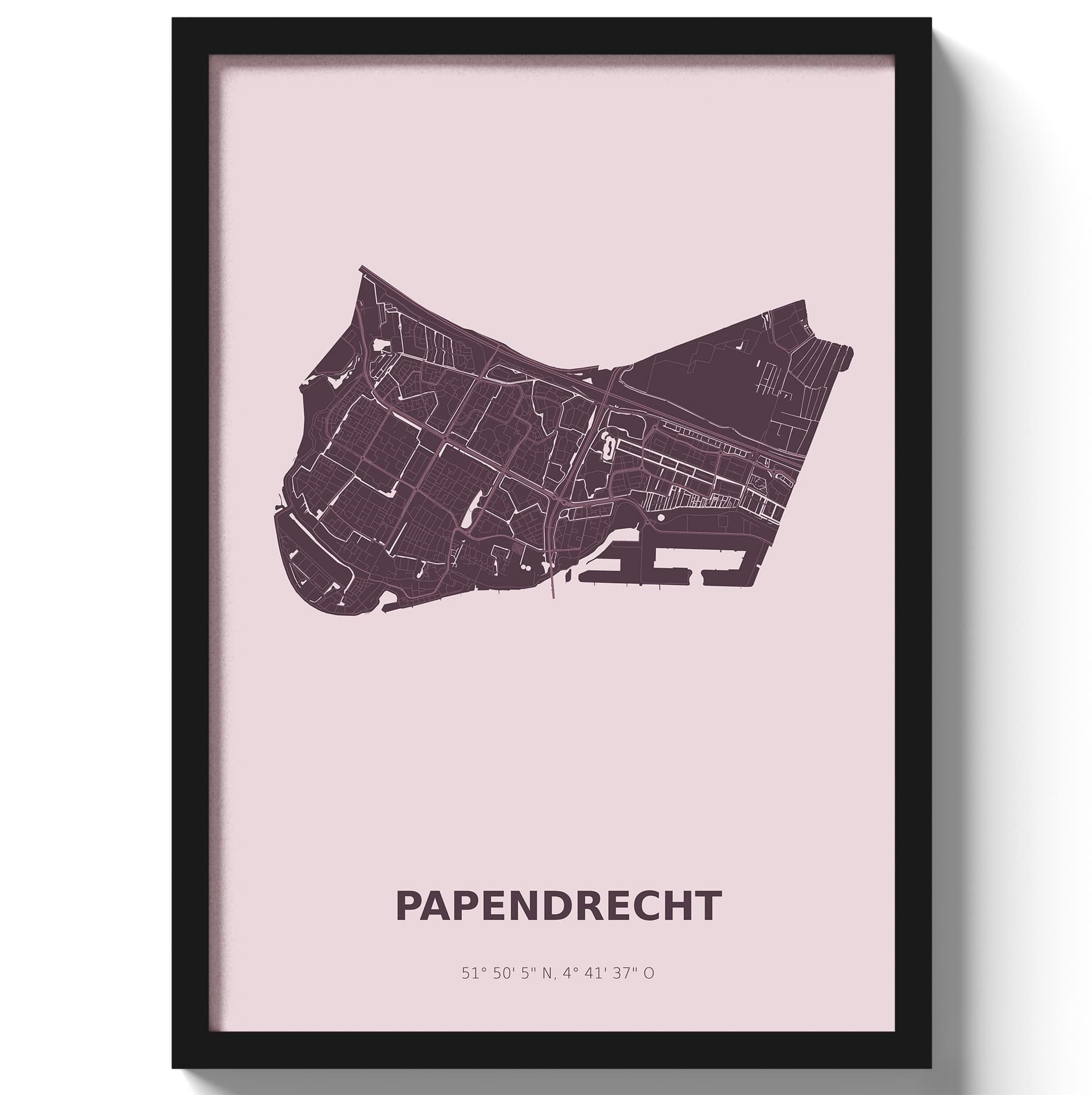 Poster Papendrecht - Paars
