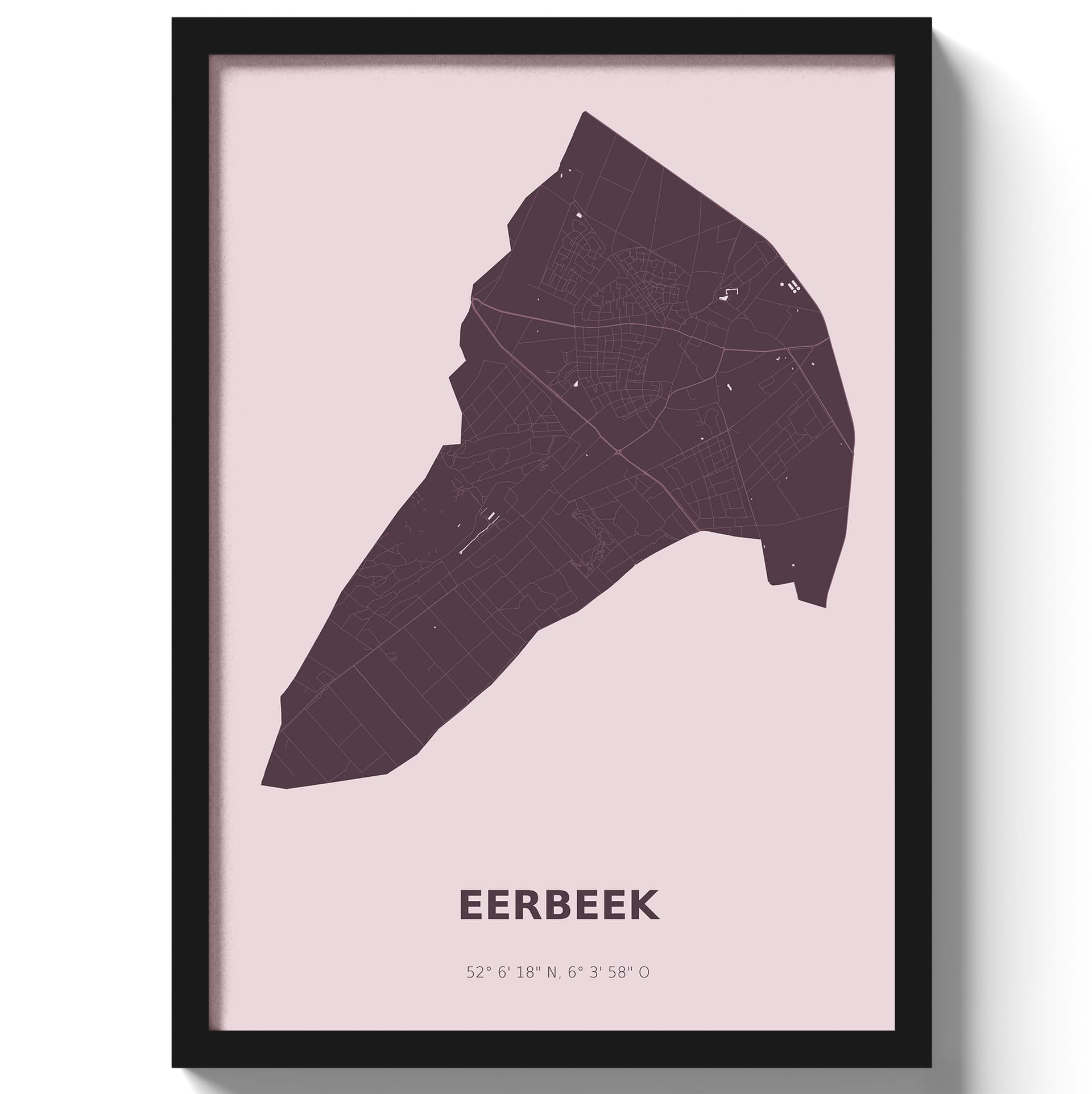 Poster Eerbeek - Paars