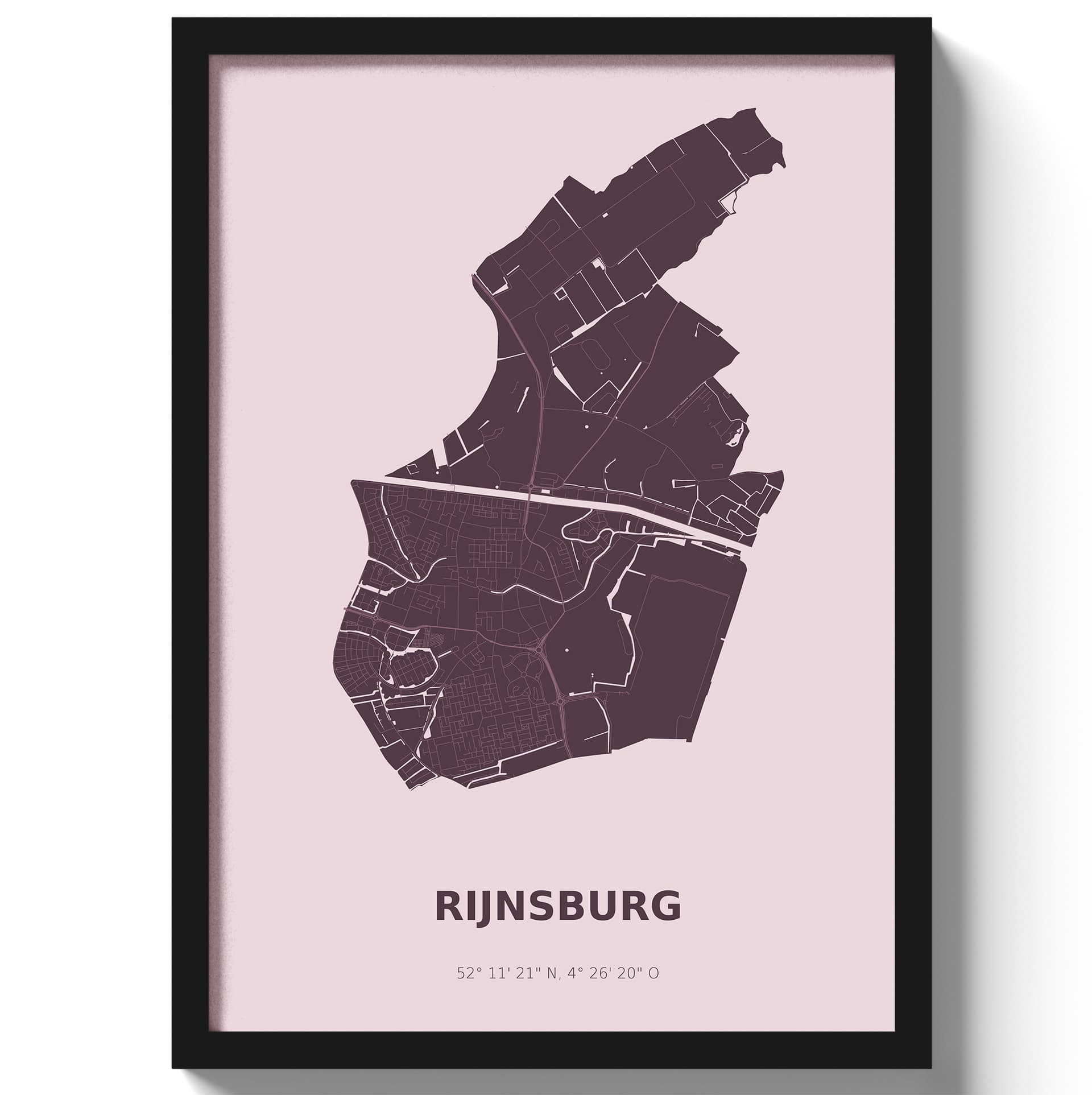 Poster Rijnsburg - Paars