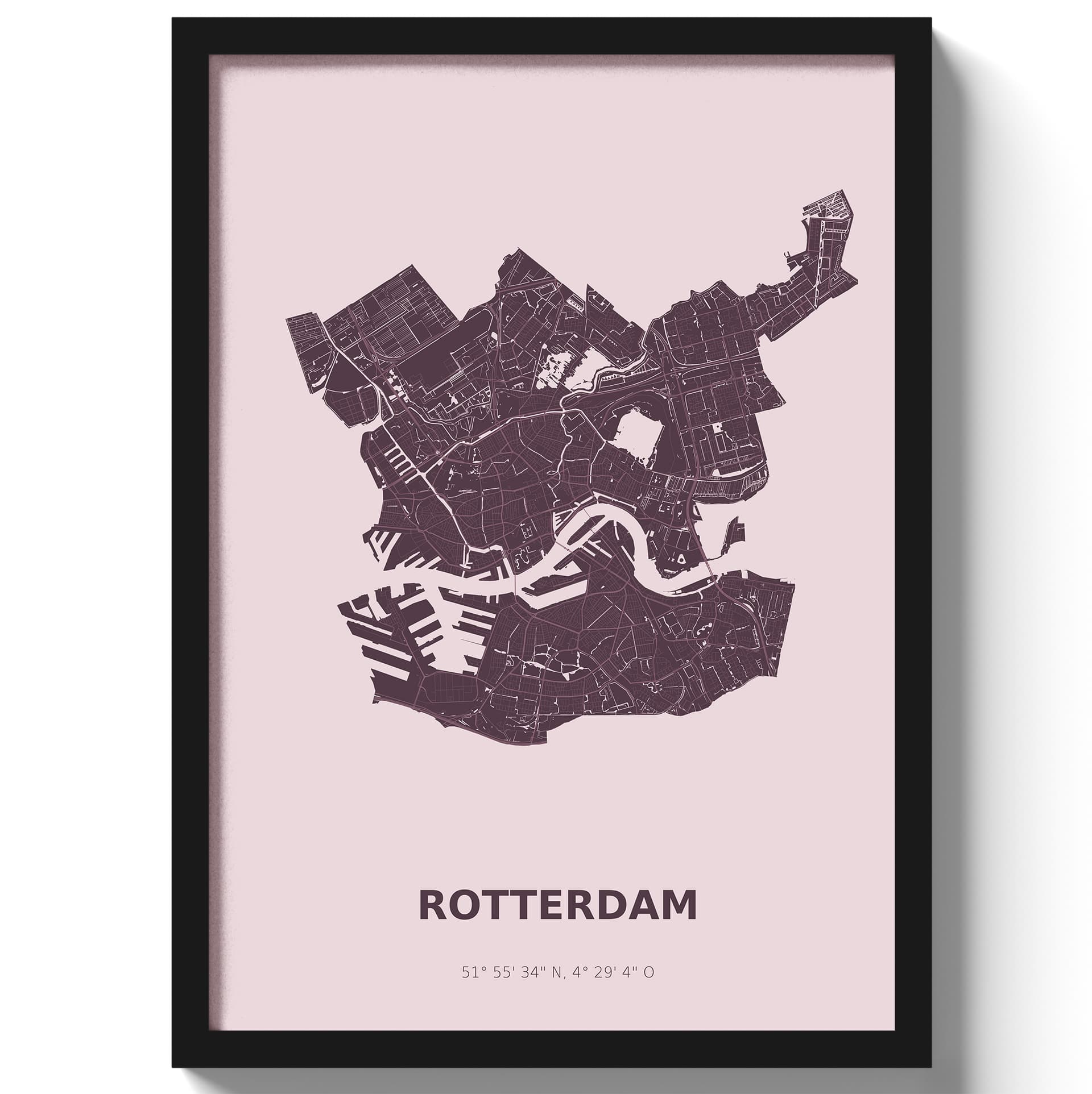 Poster Roermond - Paars