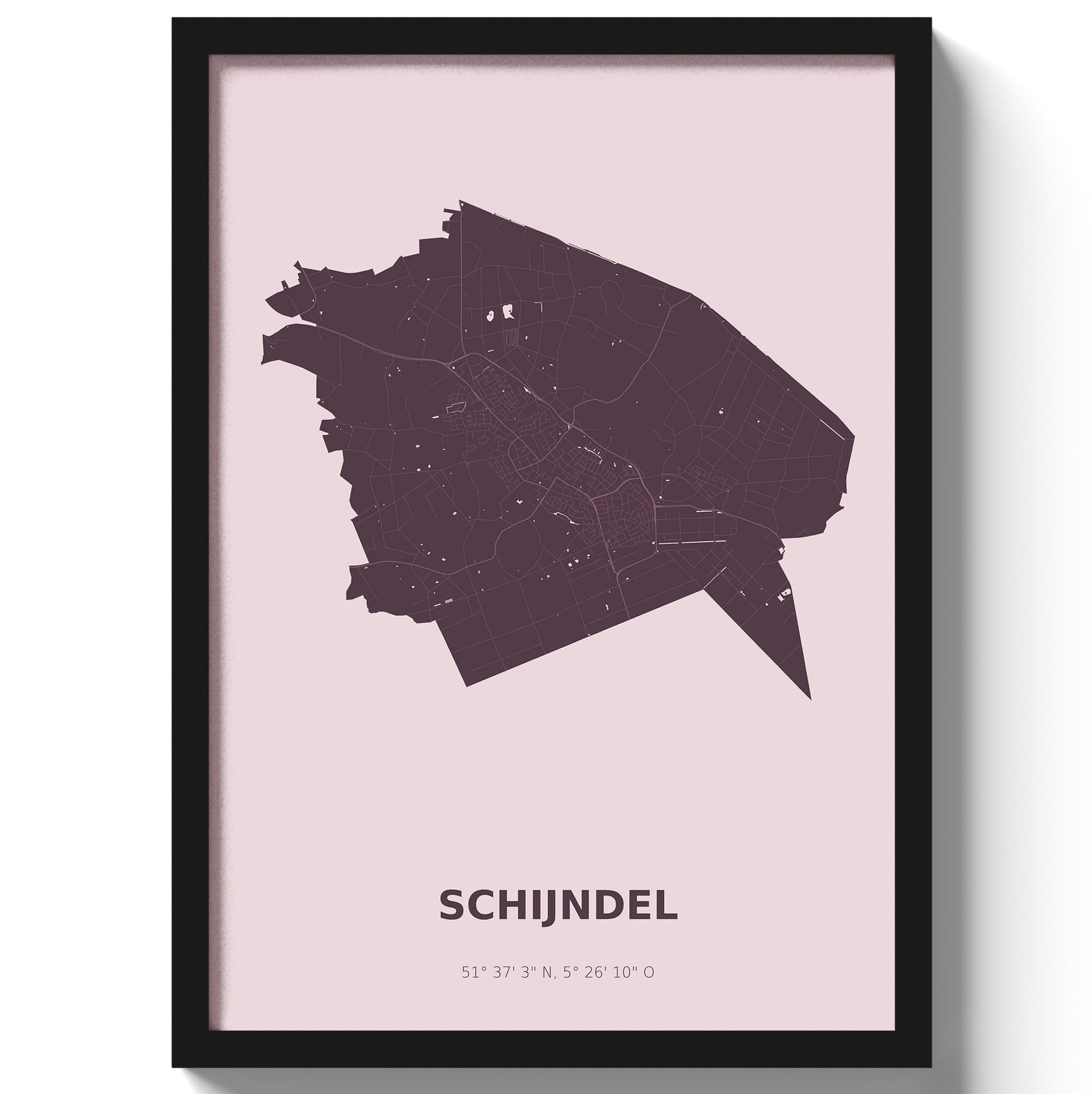 Poster Schijndel - Paars