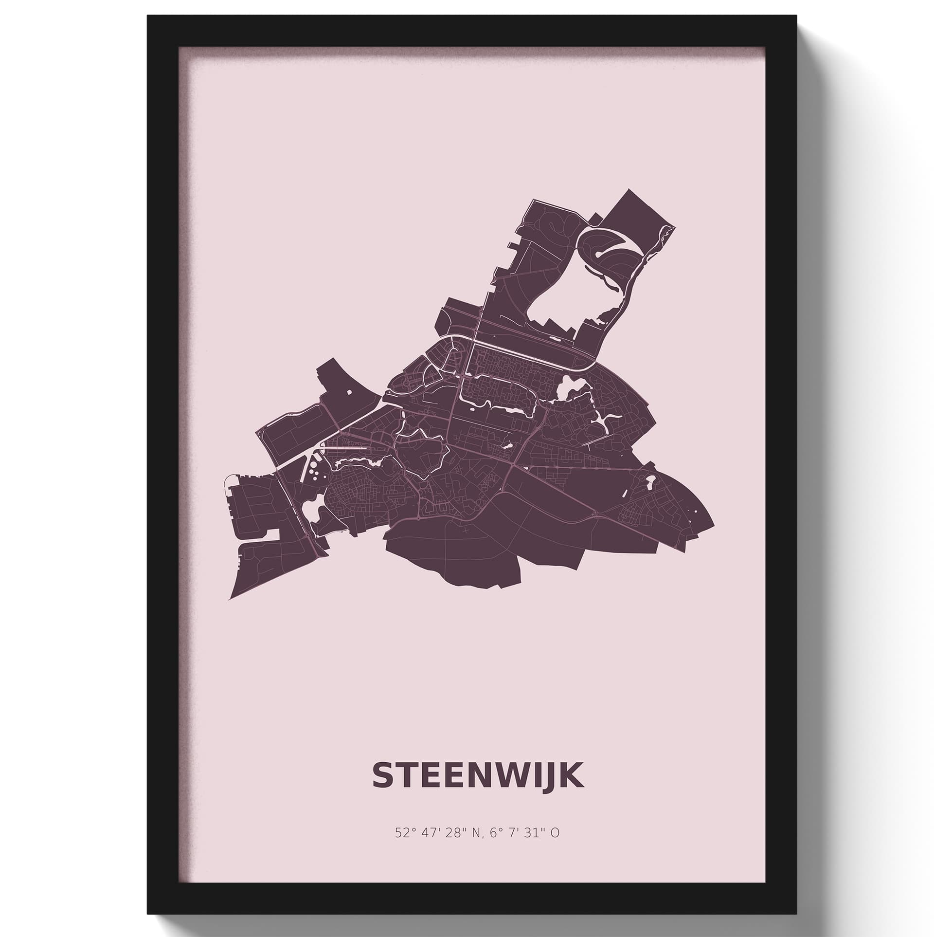 Poster Steenwijk - Paars