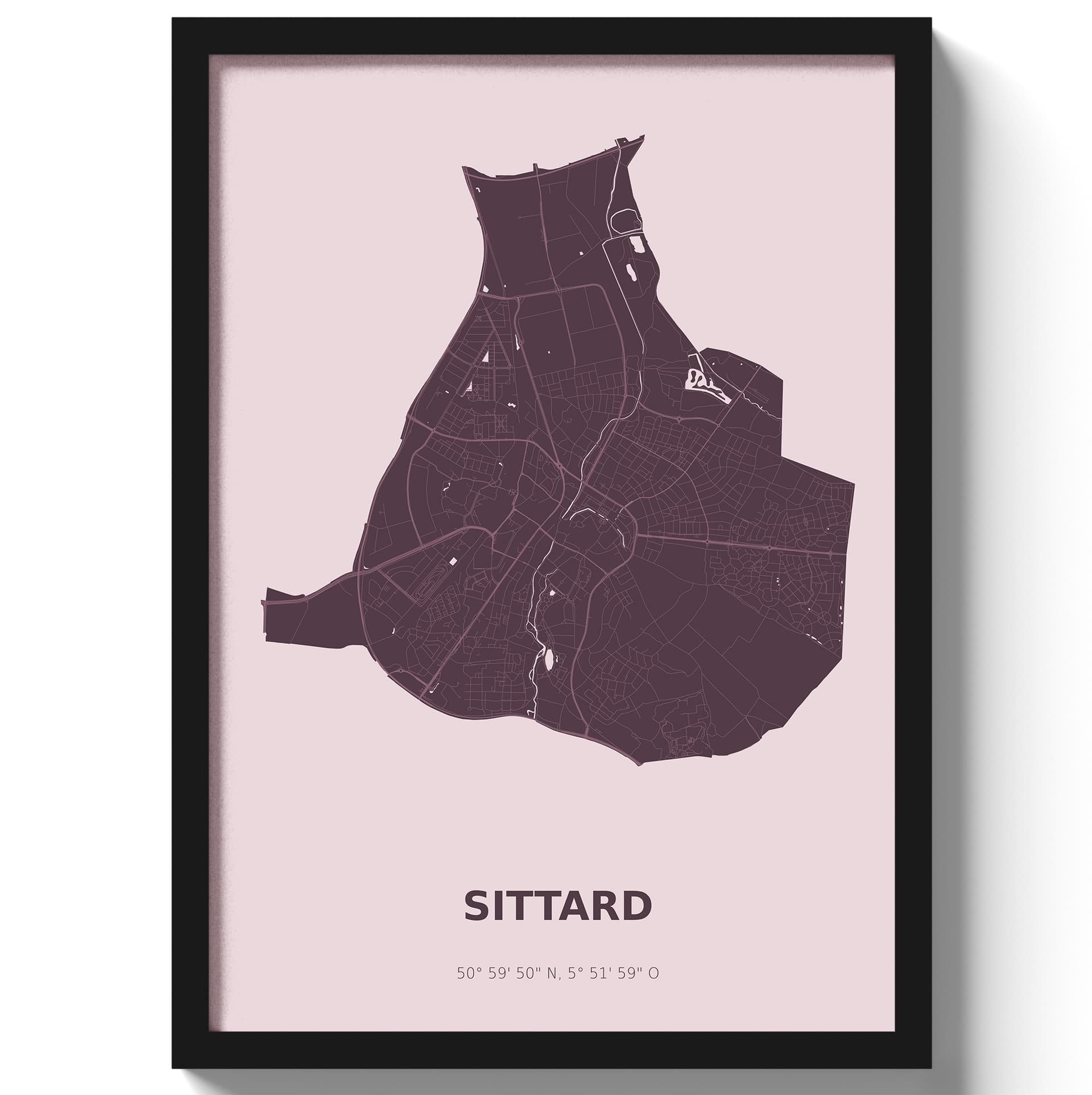 Poster Sittard - Paars