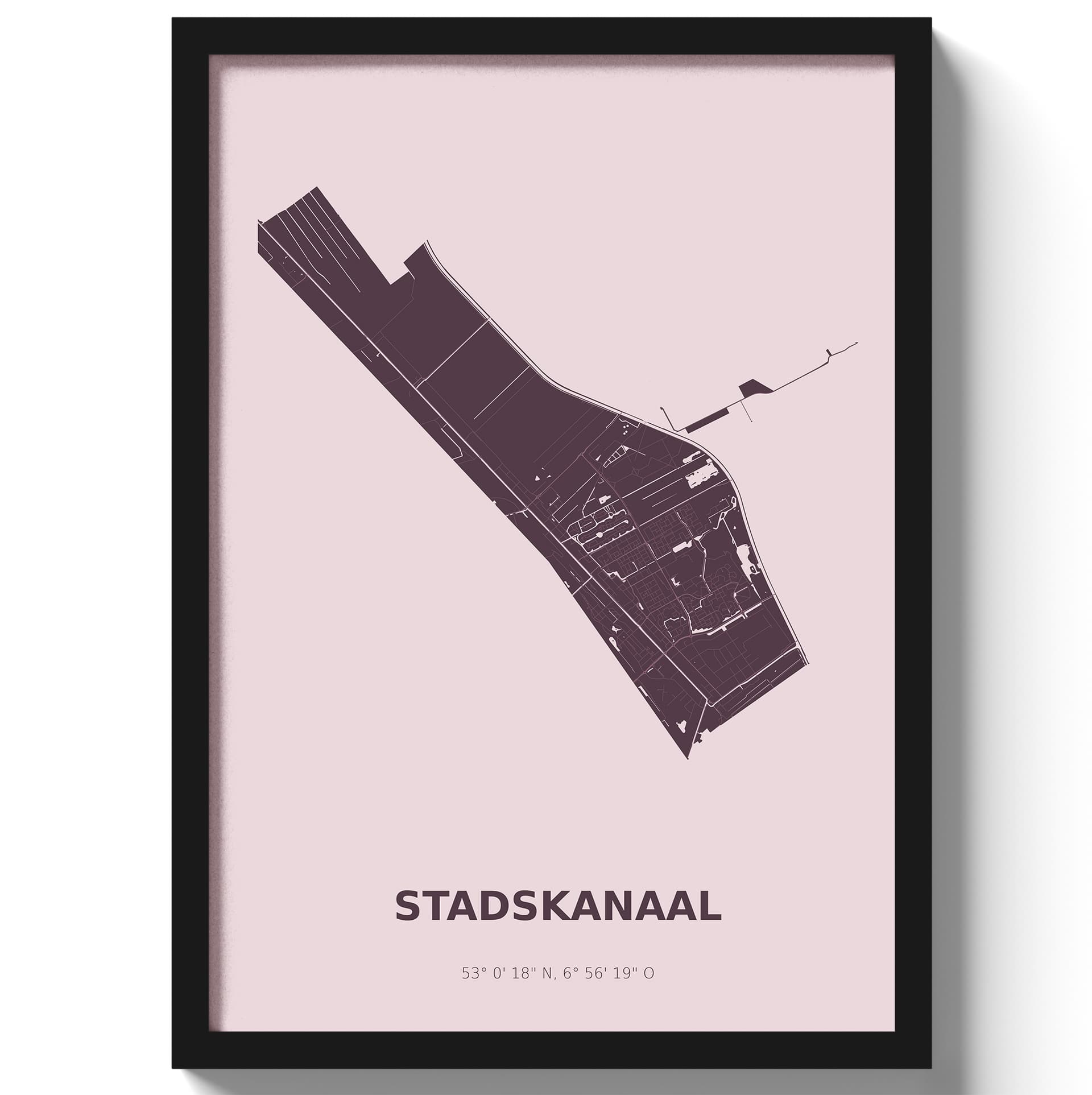 Poster Stadskanaal - Paars