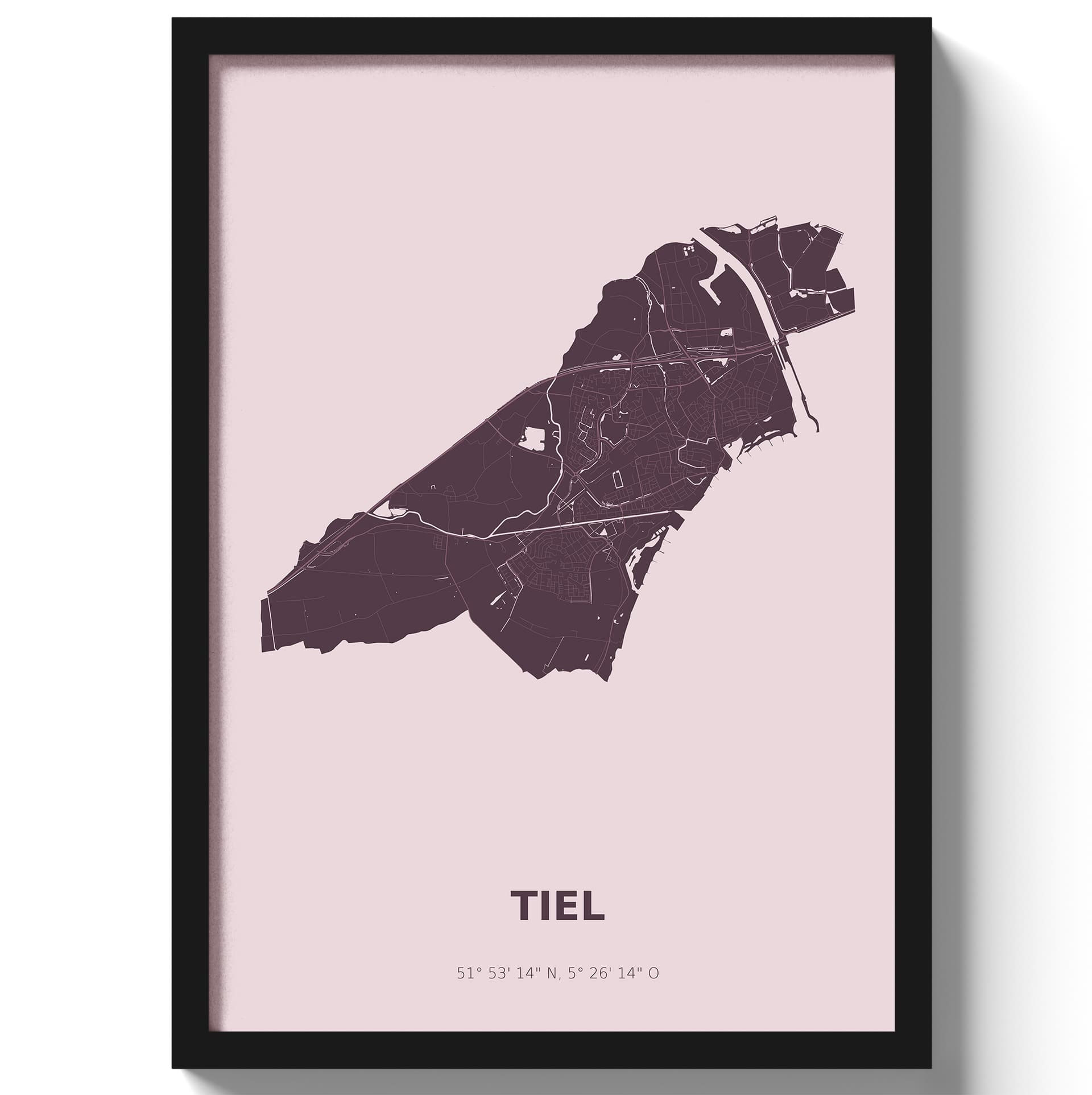 Poster Tiel - Paars