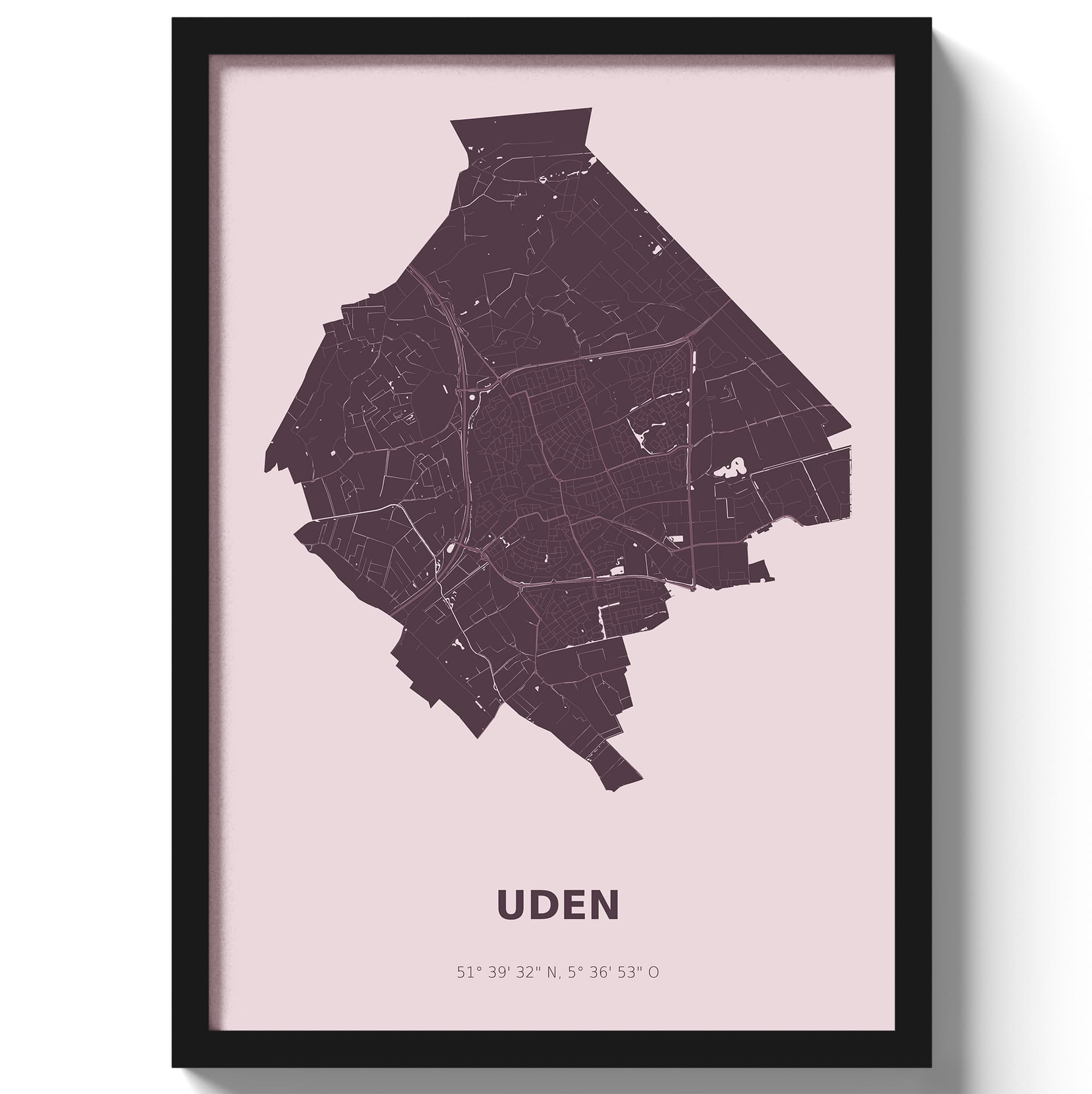 Poster Uden - Paars