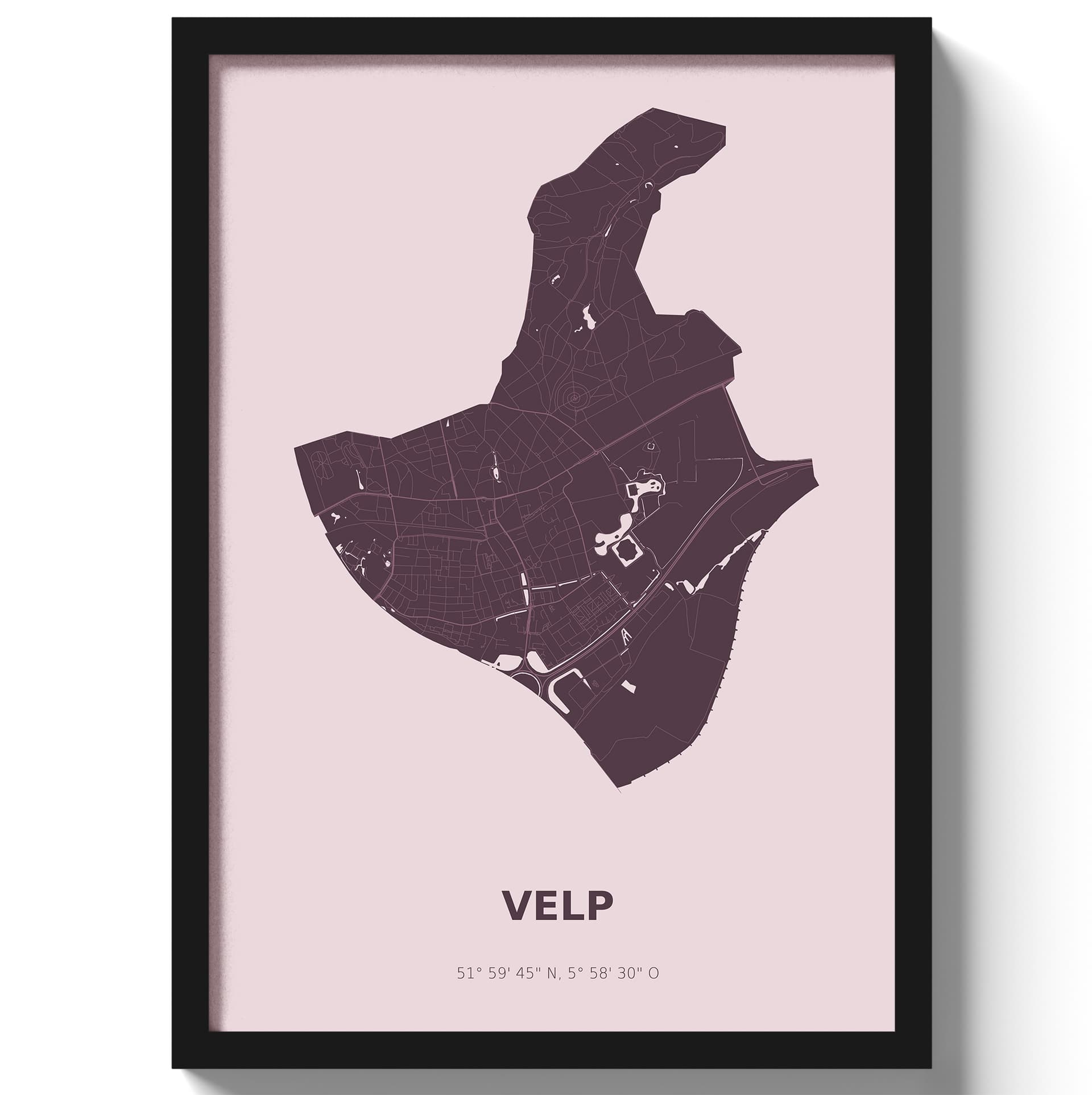 Poster Velp - Paars