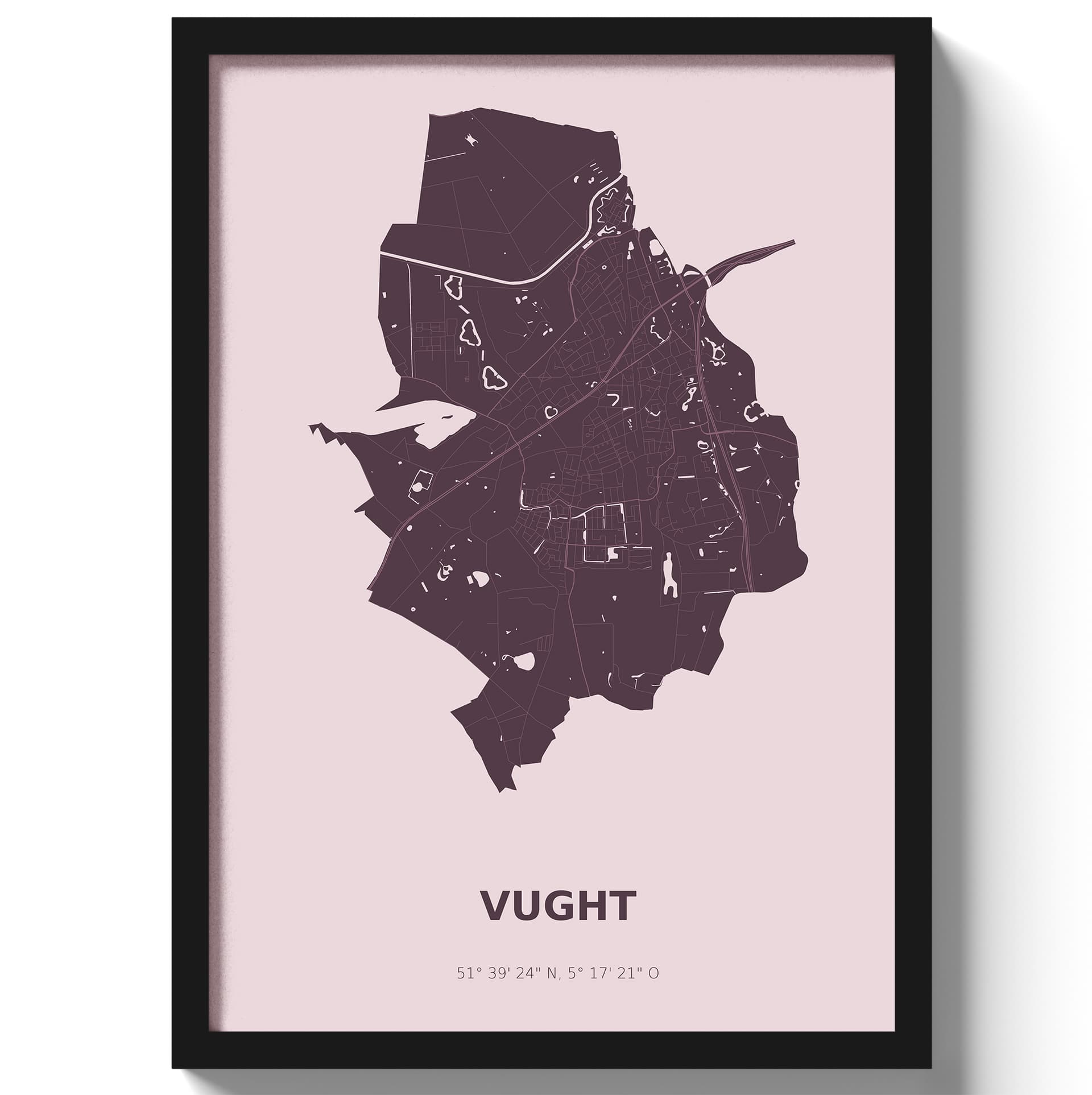 Poster Vught - Paars