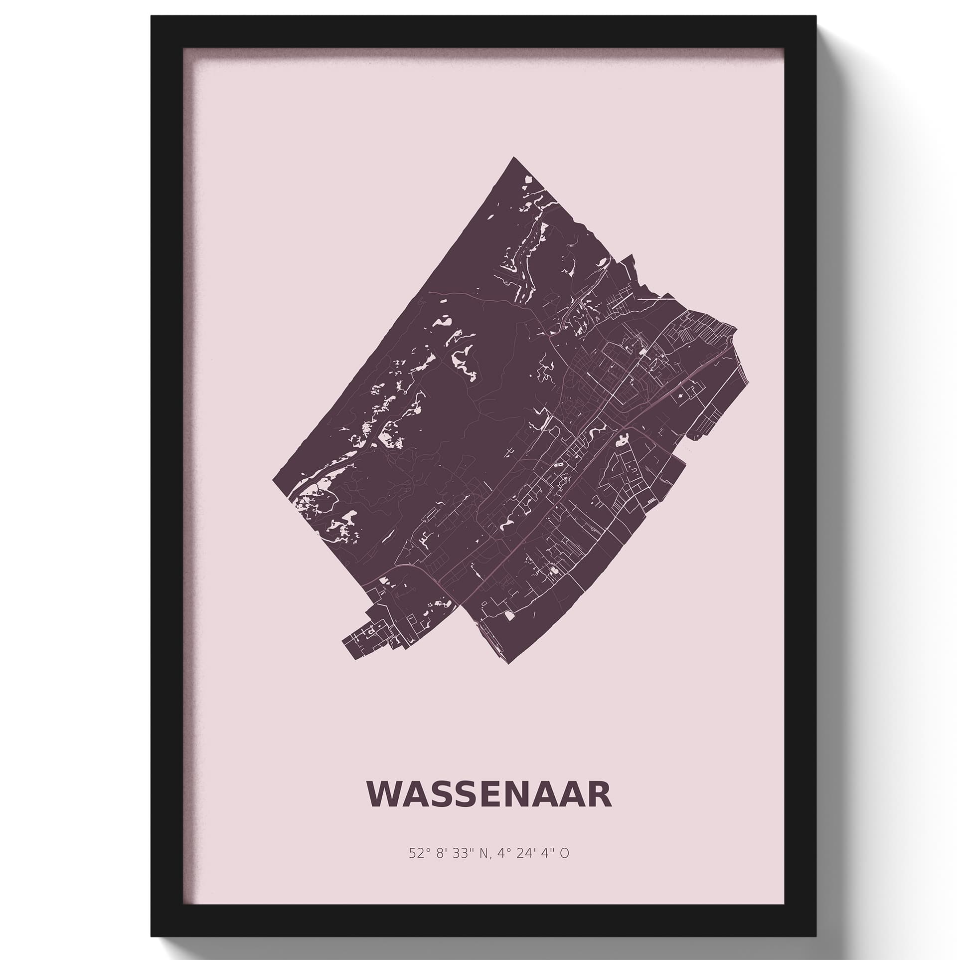 Poster Wassenaar - Paars