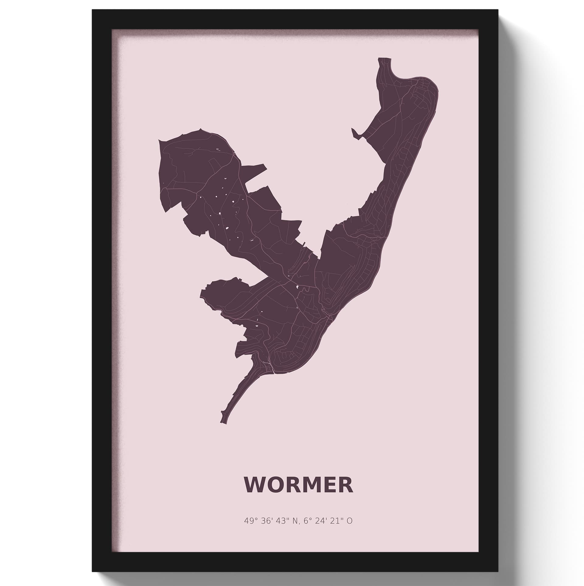 Poster Wormer - Paars