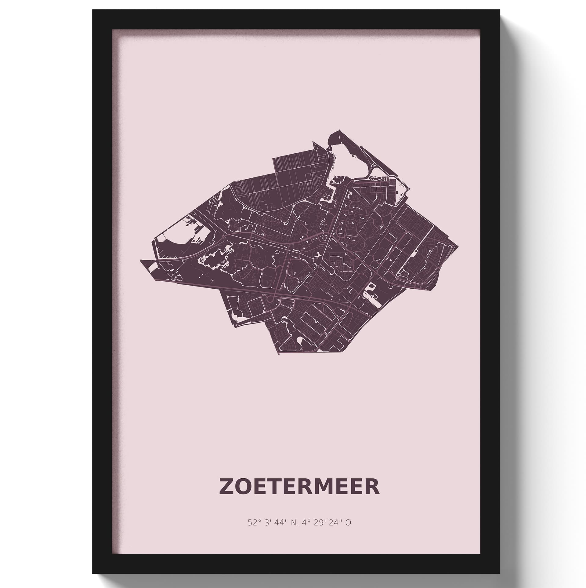 Poster Zoetermeer - Paars