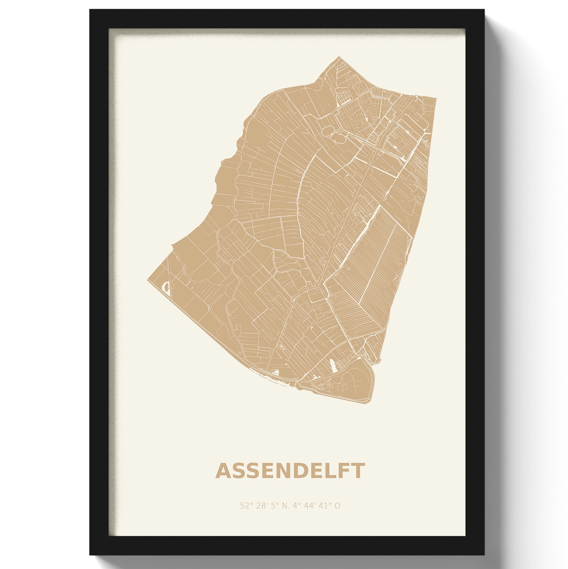 Poster Assendelft - Beige