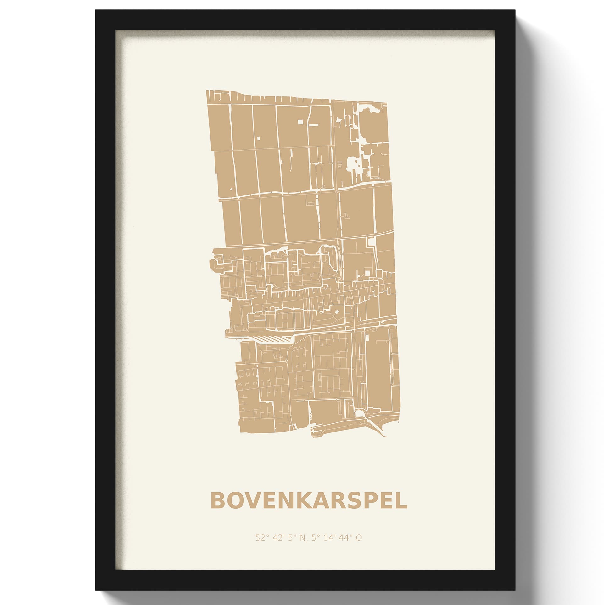 Poster Bovenkarspel - Beige